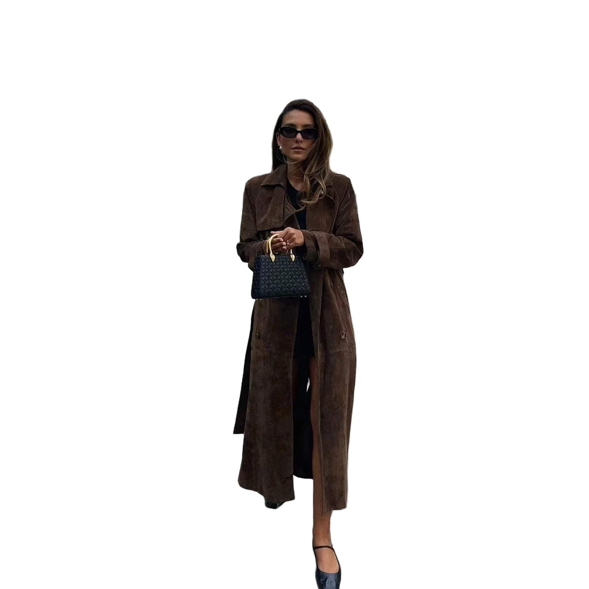 Horizon Essentials | Double-Button Premium Lapel Trench Coat