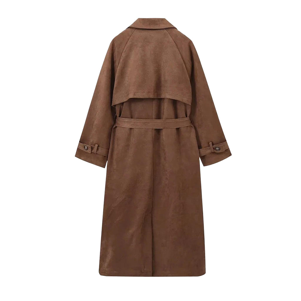 Horizon Essentials | Double-Button Premium Lapel Trench Coat