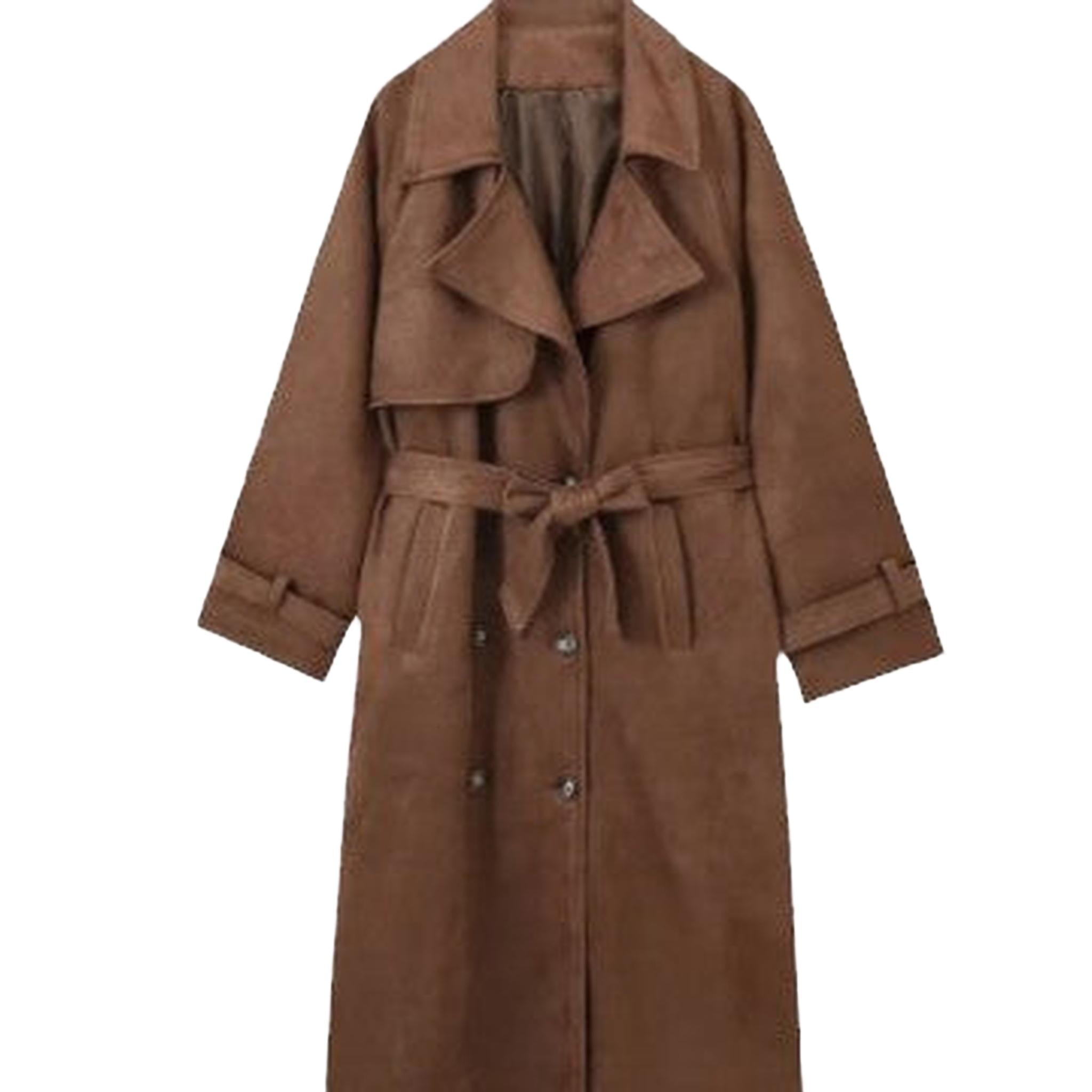 Horizon Essentials | Double-Button Premium Lapel Trench Coat