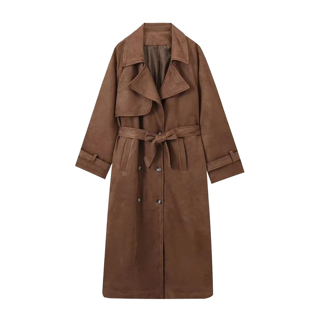 Horizon Essentials | Double-Button Premium Lapel Trench Coat