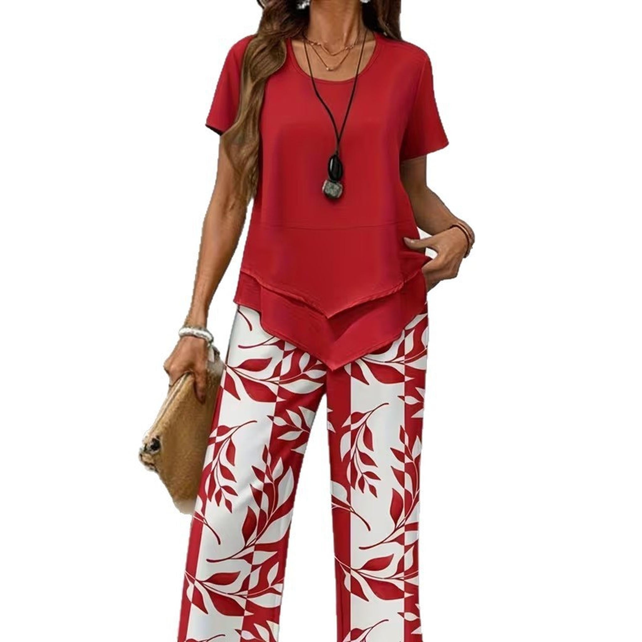 Horizon Essentials | Elegant High-Waisted Wide-Leg Set