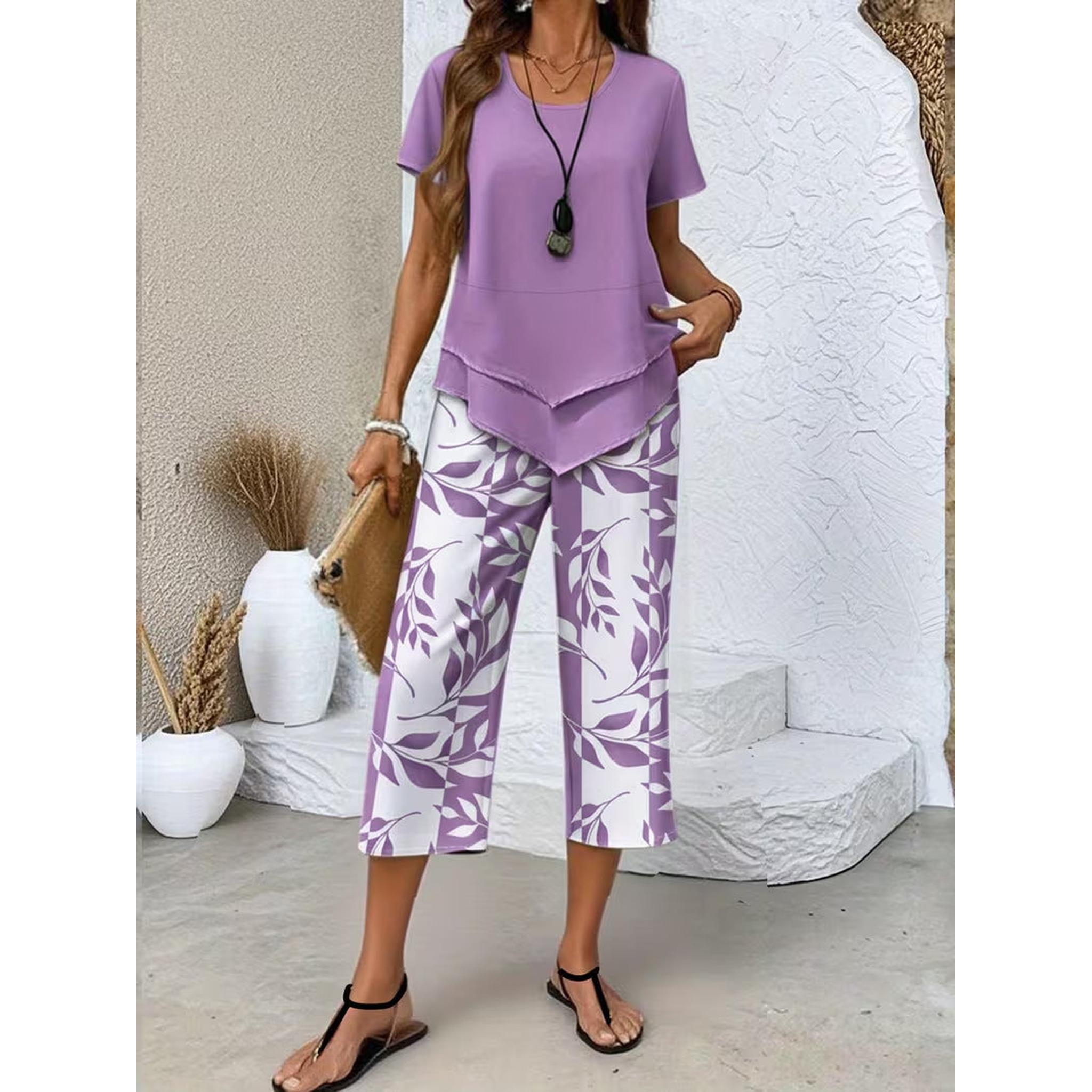 Horizon Essentials | Elegant High-Waisted Wide-Leg Set