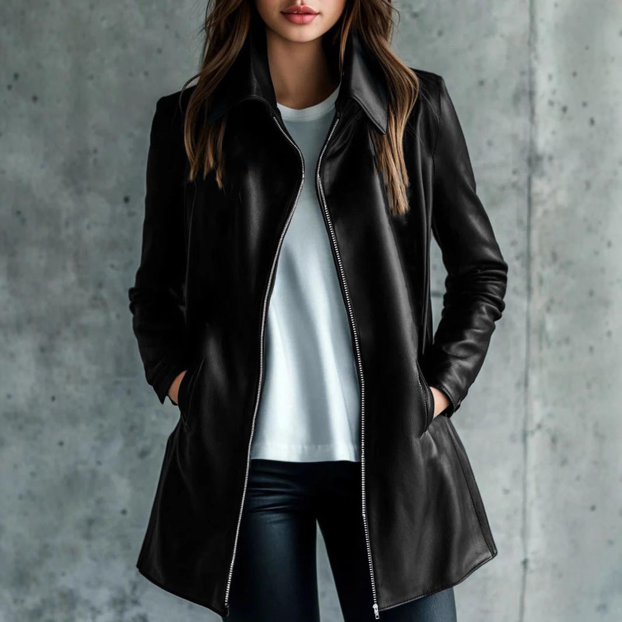 Horizon Essentials | Elegant Versatile Premium Leather Jacket