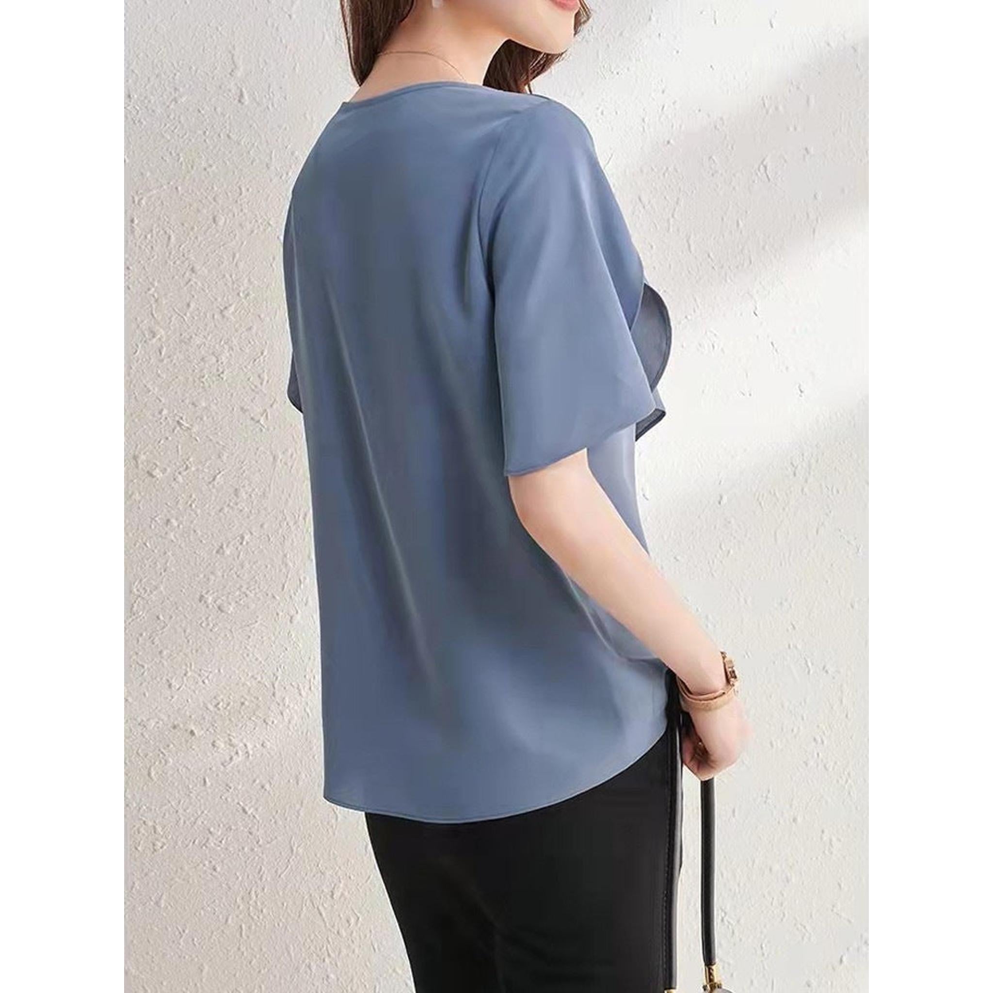 Horizon Essentials | Flared Sleeve Short-Sleeve Top