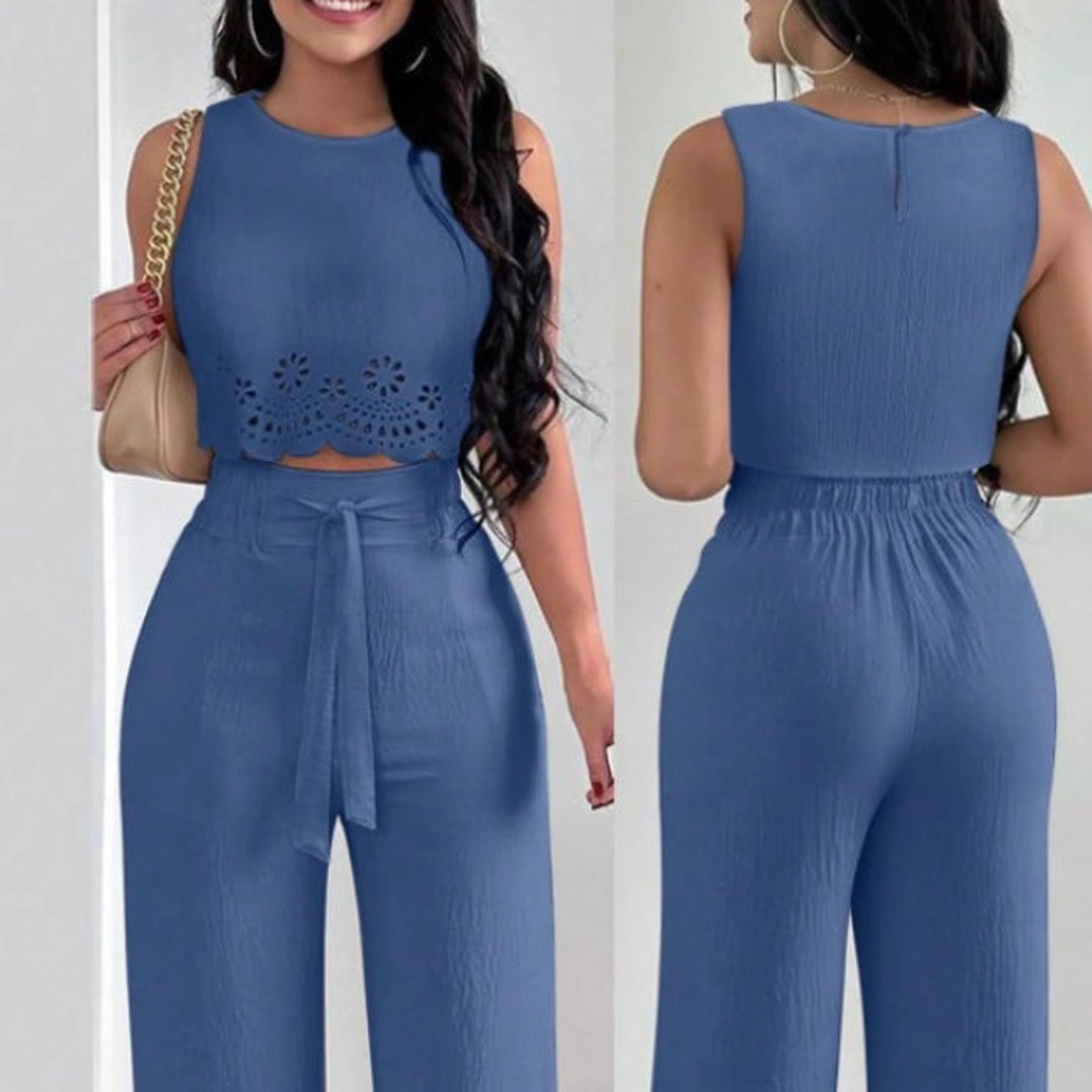 Horizon Essentials | Floral Off-Shoulder Sleeveless Set