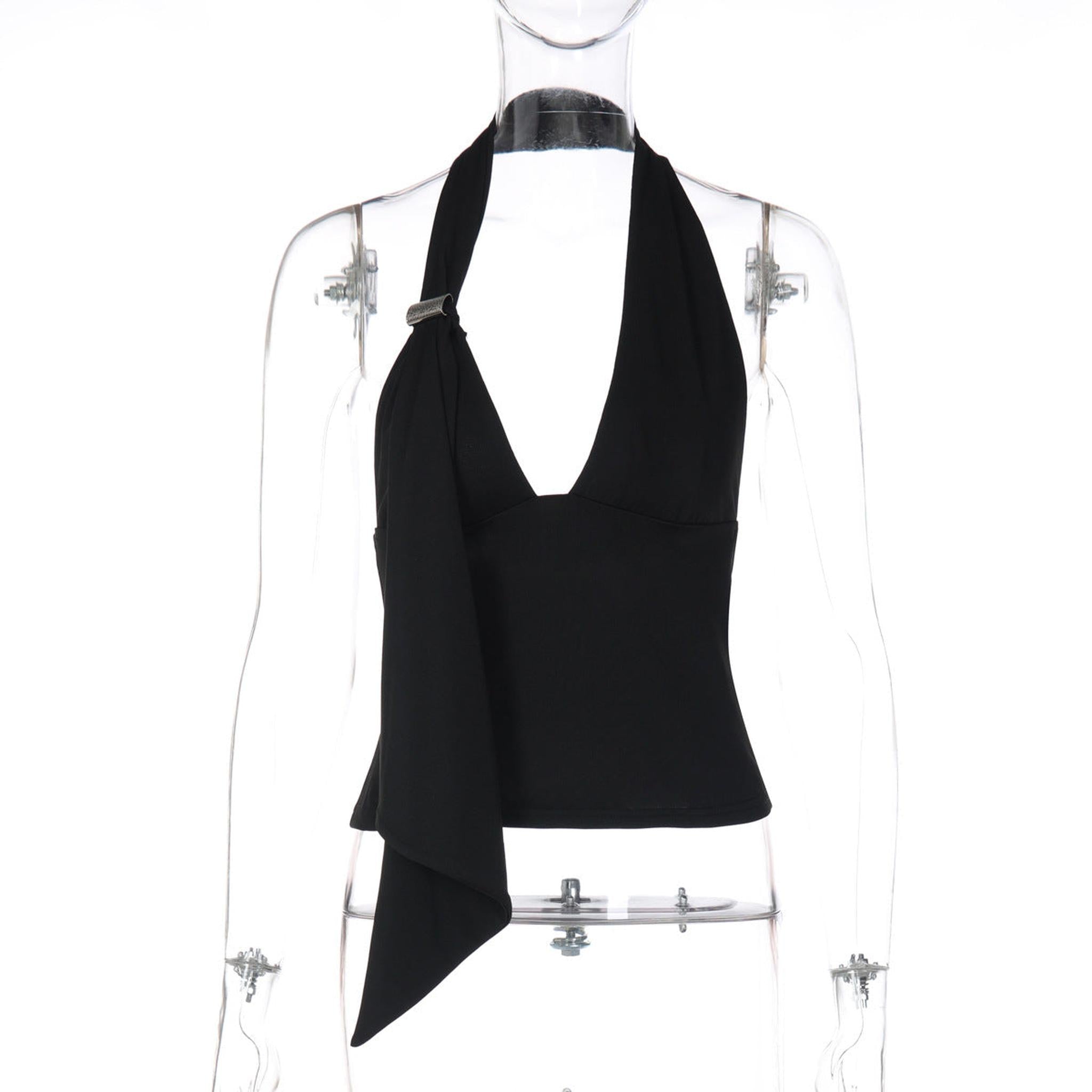 Horizon Essentials | Halter-Neck Hollow-Out Camisole Women