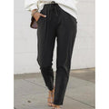 Horizon Essentials | High-Waist Drawstring Pencil Pants