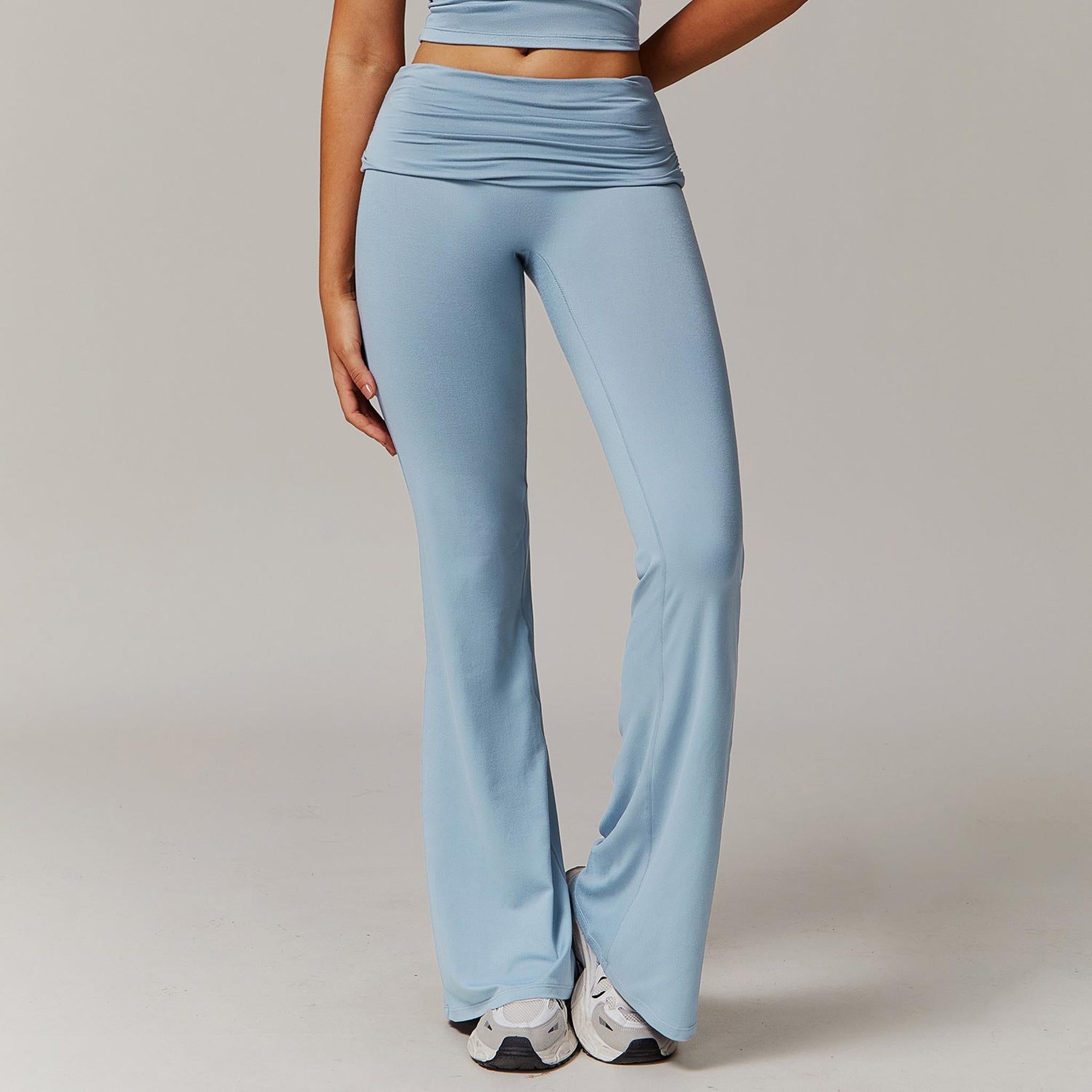 Horizon Essentials | High Waist Pleated Bell-Bottoms Pants