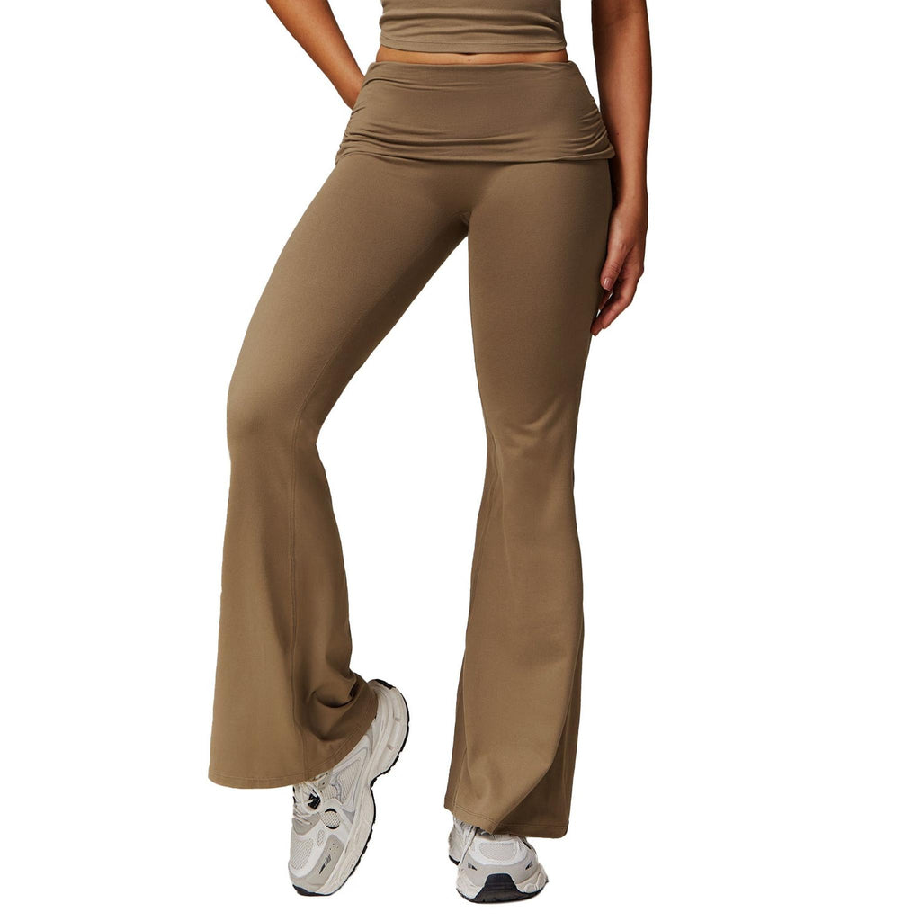 Horizon Essentials | High Waist Wool Pleated Pants