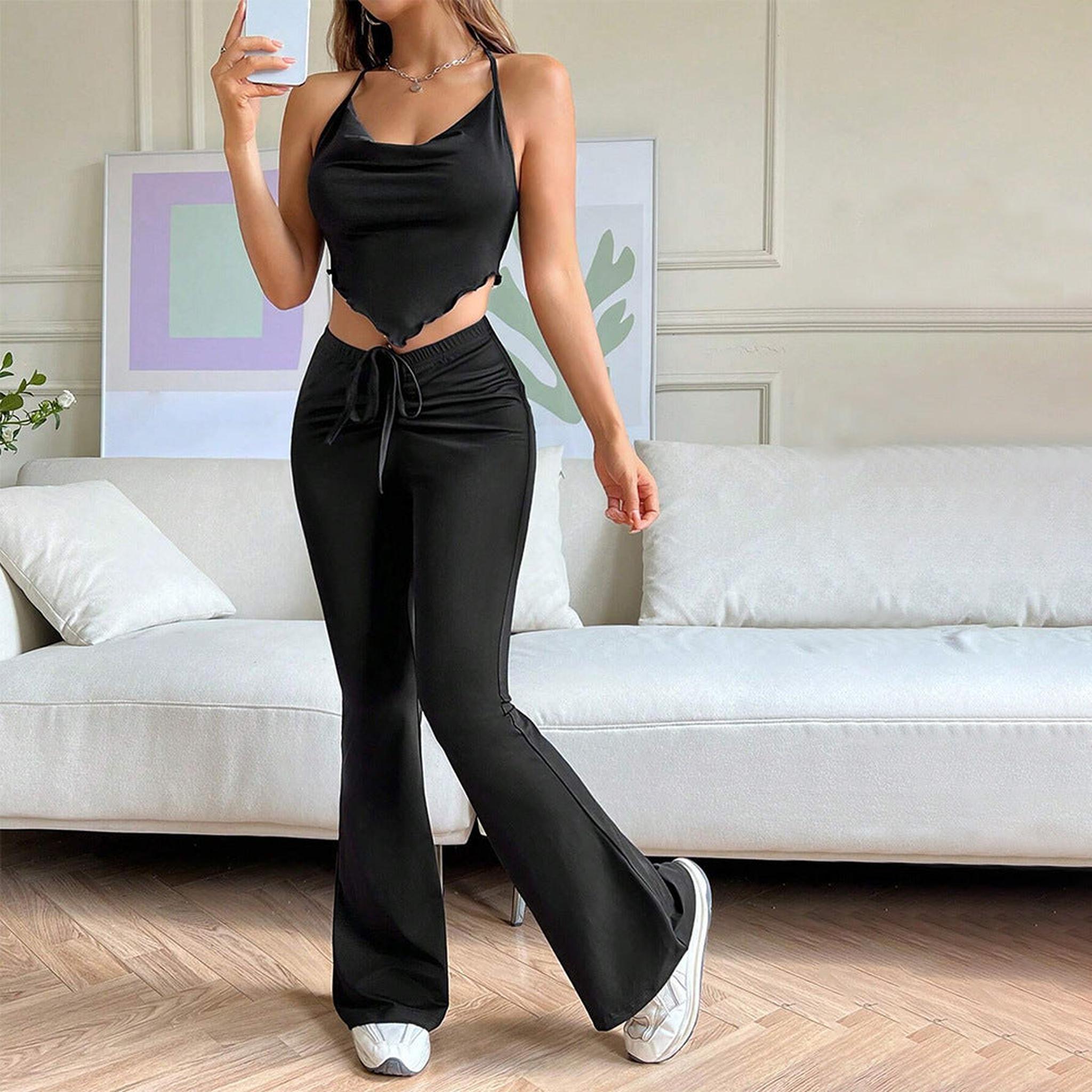 Horizon Essentials | High-Waisted Premium Flared Pants