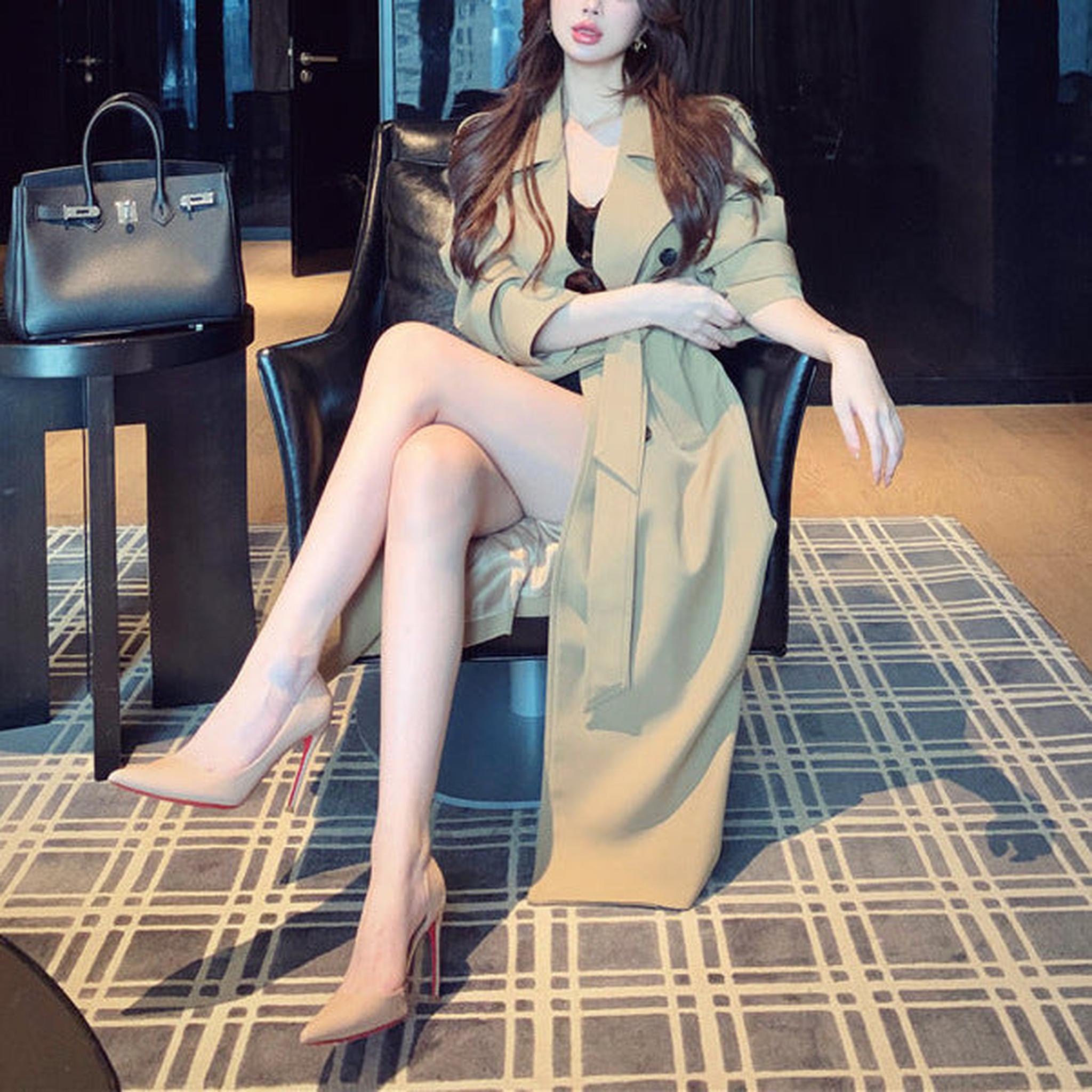 Horizon Essentials | Khaki Double-Breasted Trench Coat