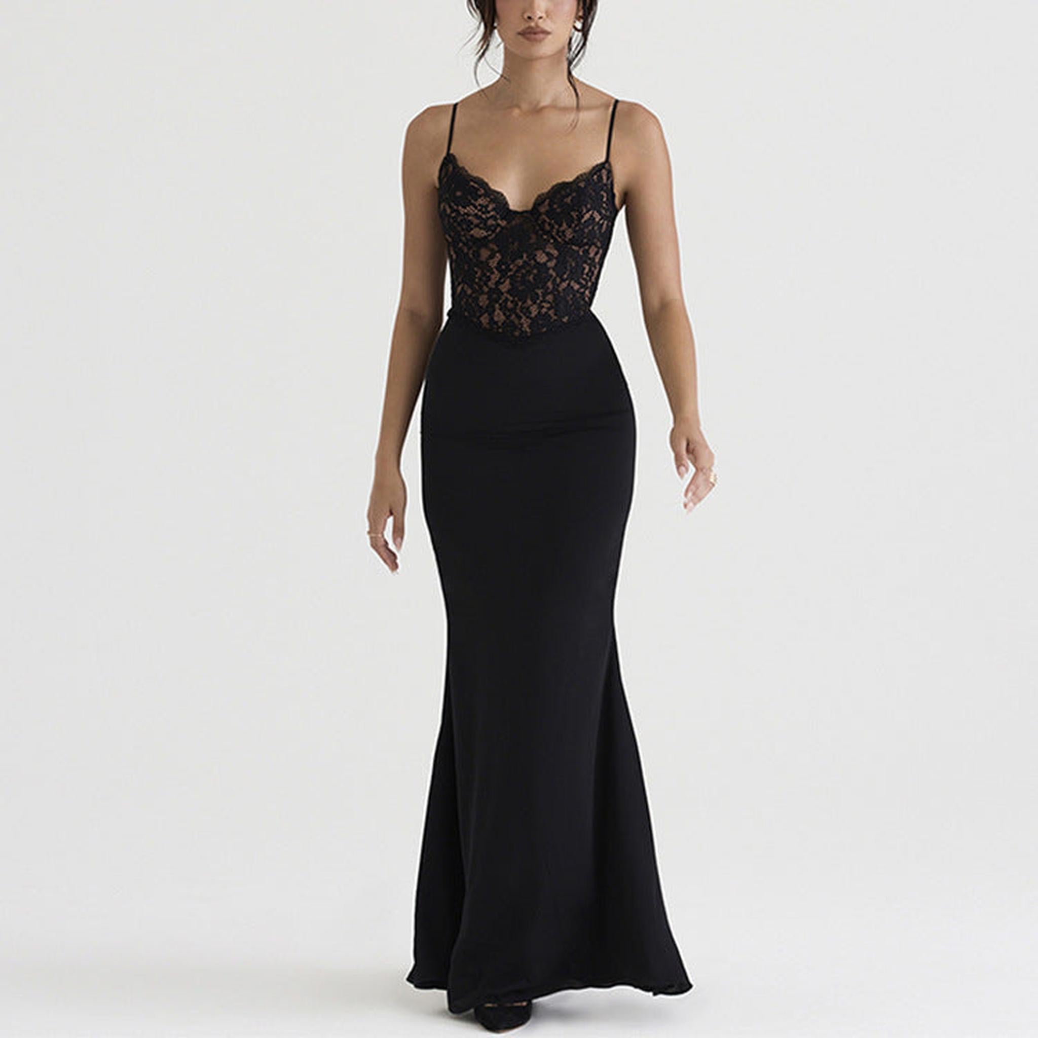 Horizon Essentials | Lace High Waist Fishtail Gown