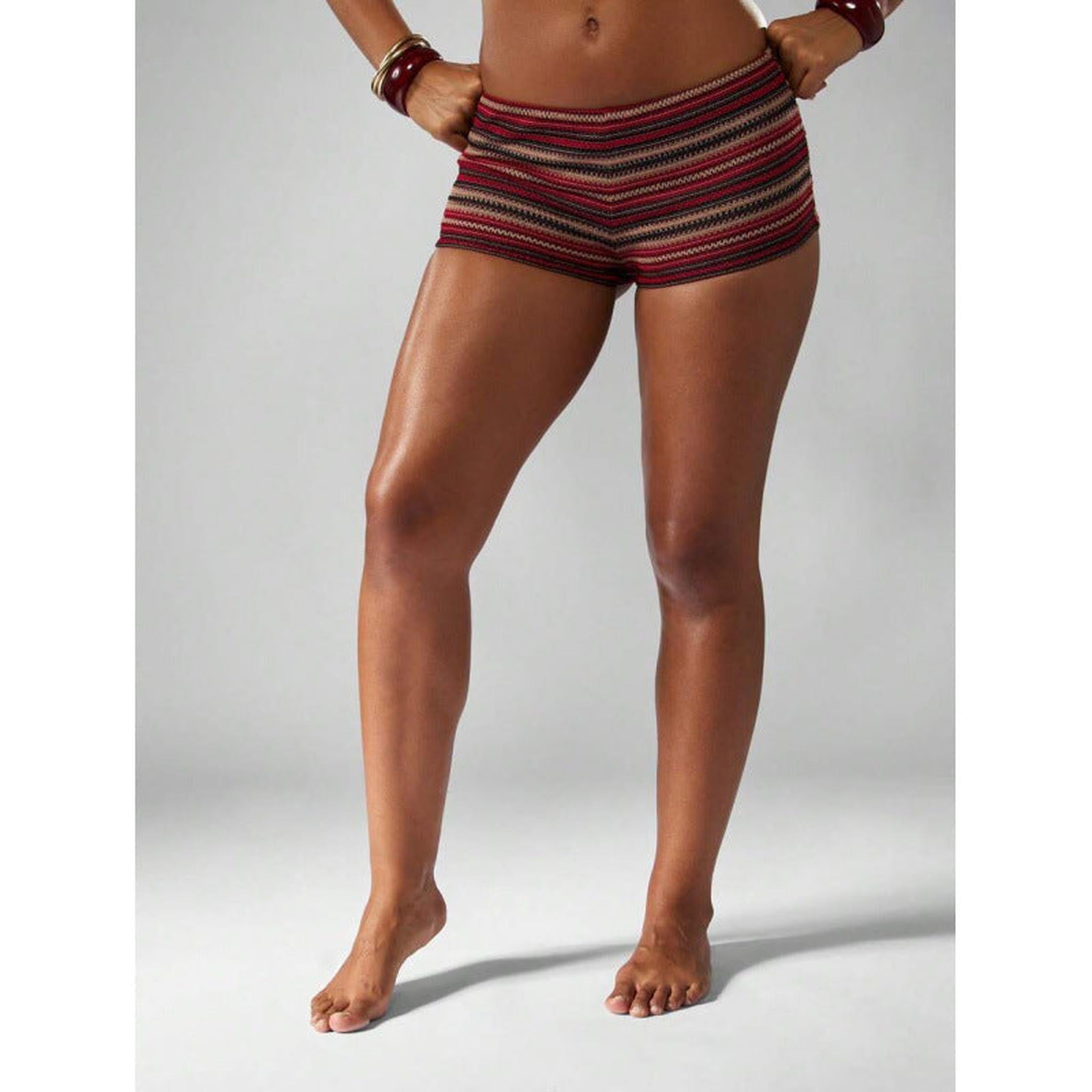 Horizon Essentials | Lace Hollow Backless Shorts