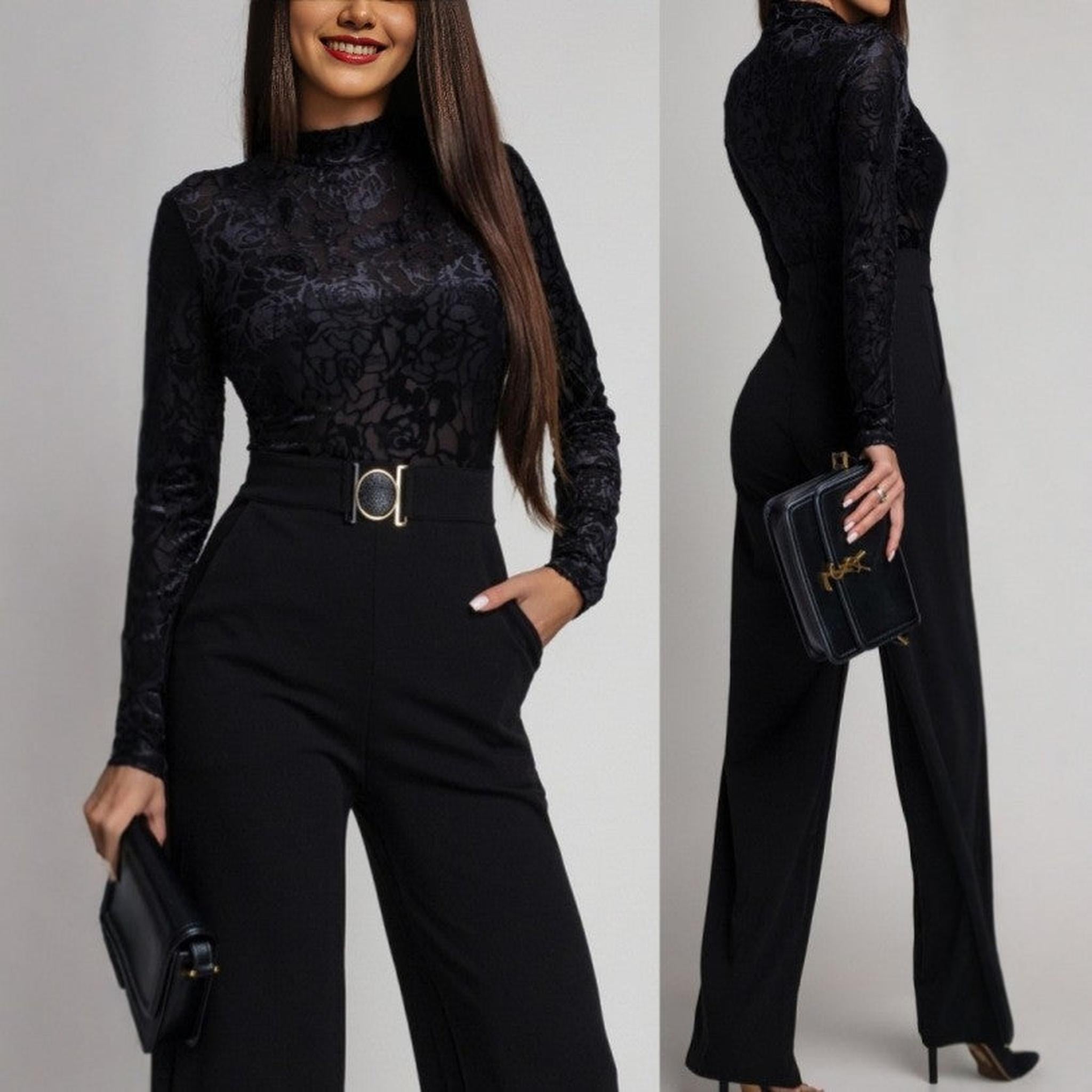 Horizon Essentials | Lace Jumpsuit for Spring Autumn