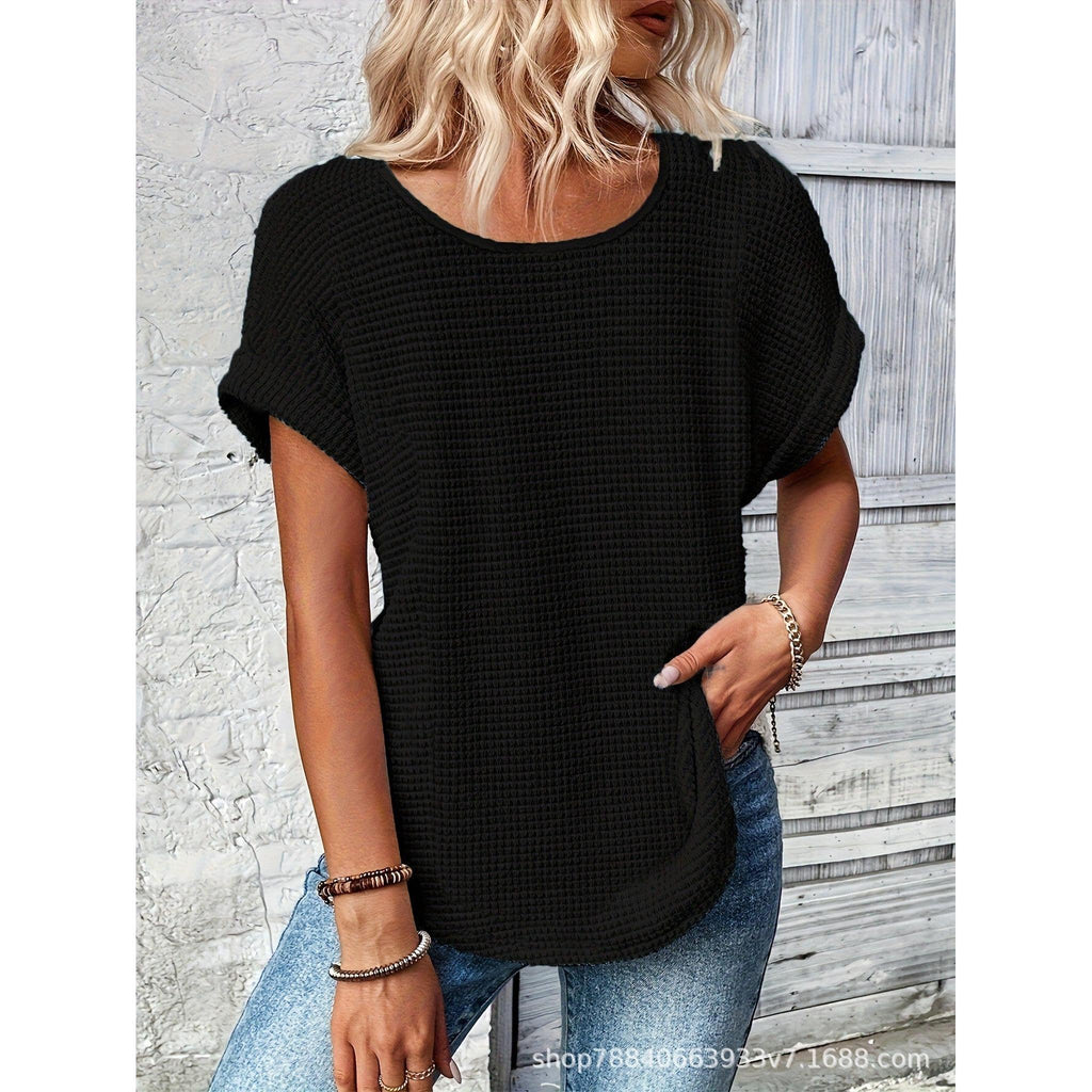 Horizon Essentials | Lace Patchwork Premium Crew Neck