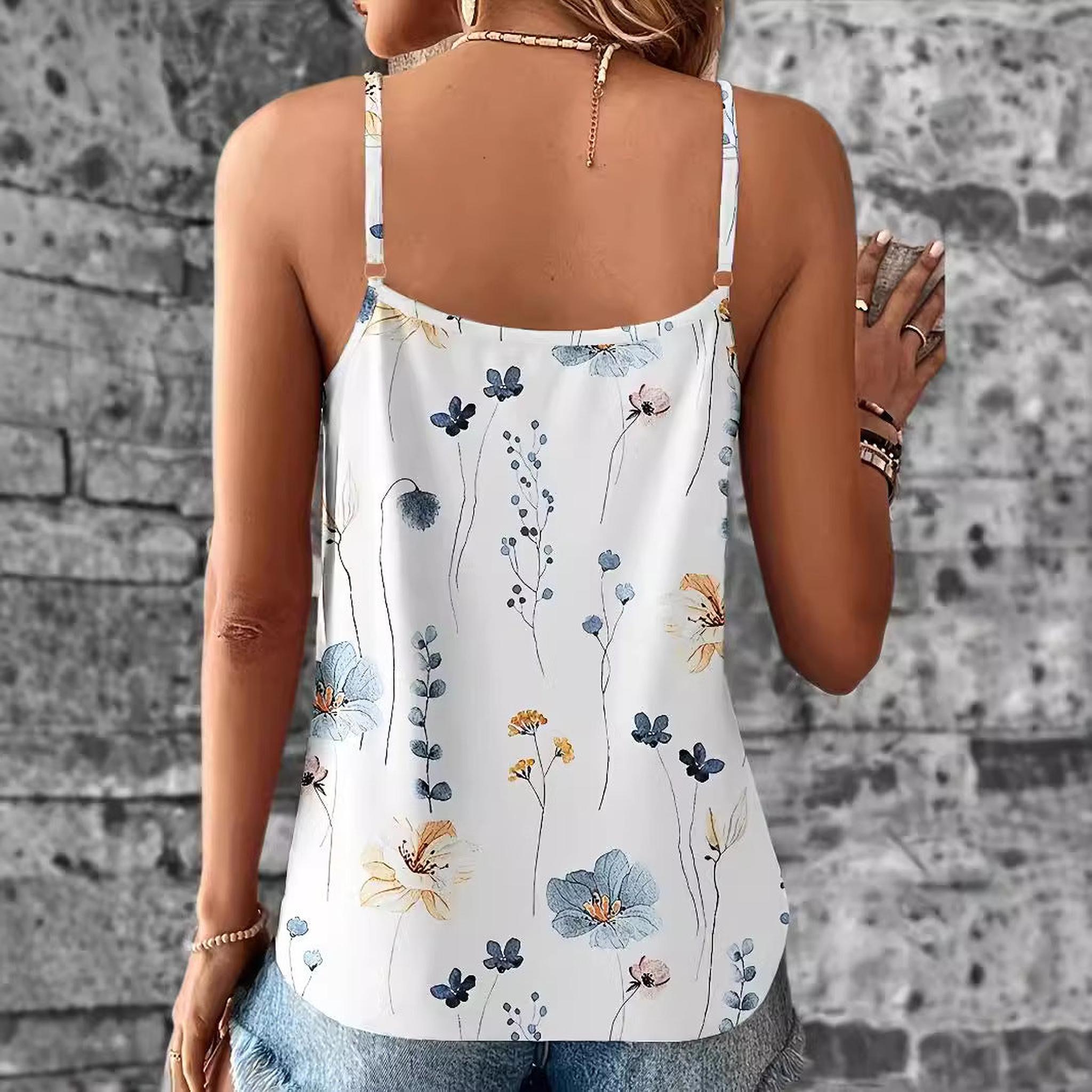 Horizon Essentials | Lace Printed V-Neck Camisole