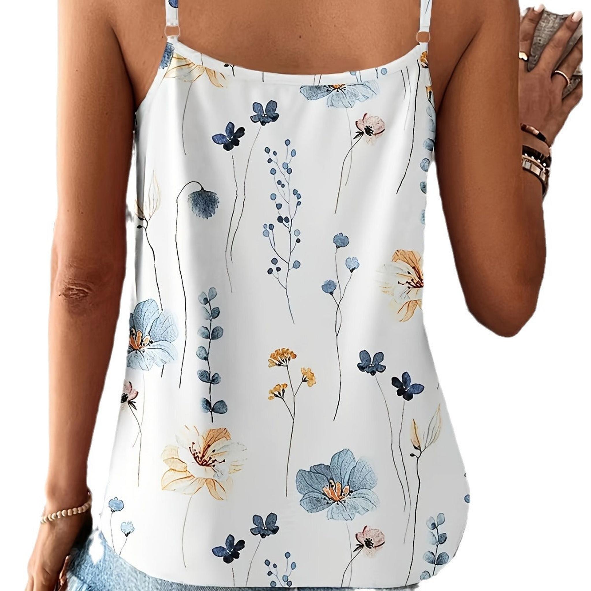 Horizon Essentials | Lace Printed V-Neck Camisole