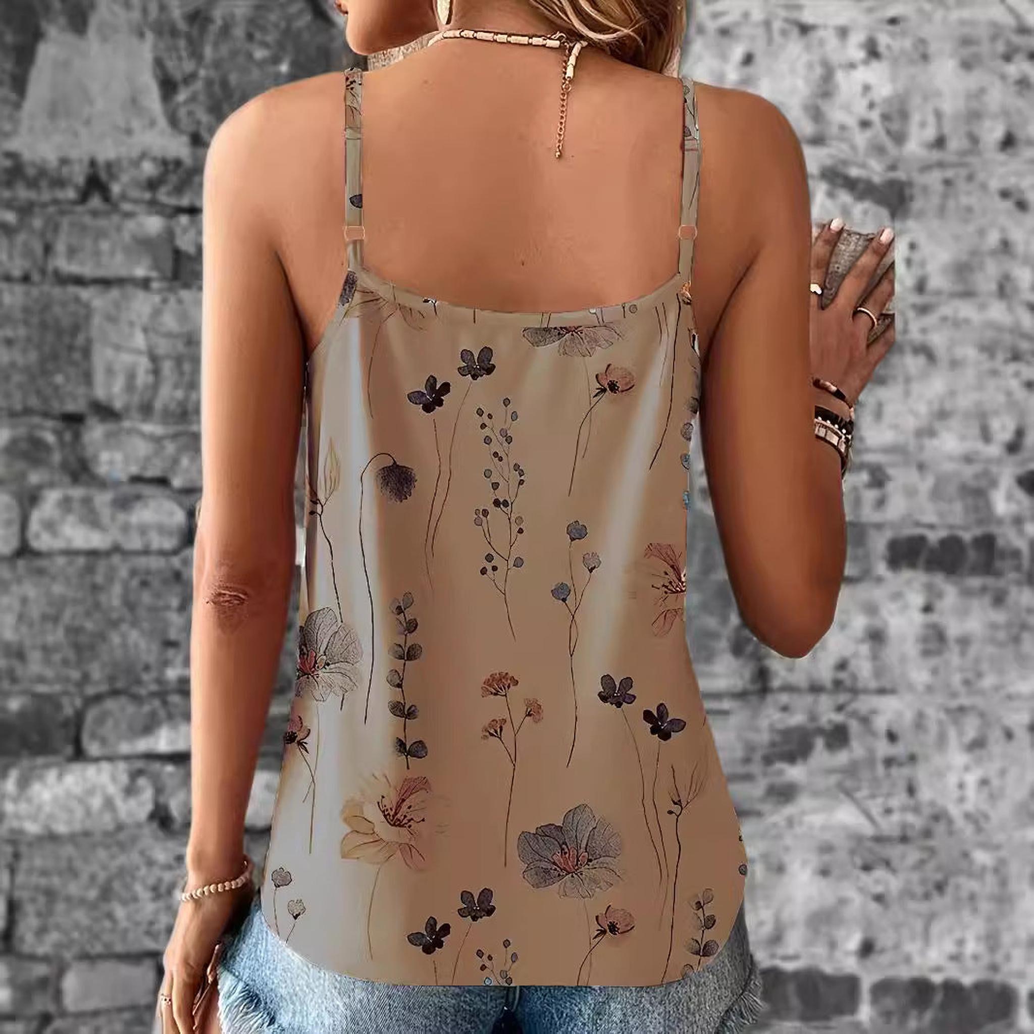 Horizon Essentials | Lace Printed V-Neck Camisole