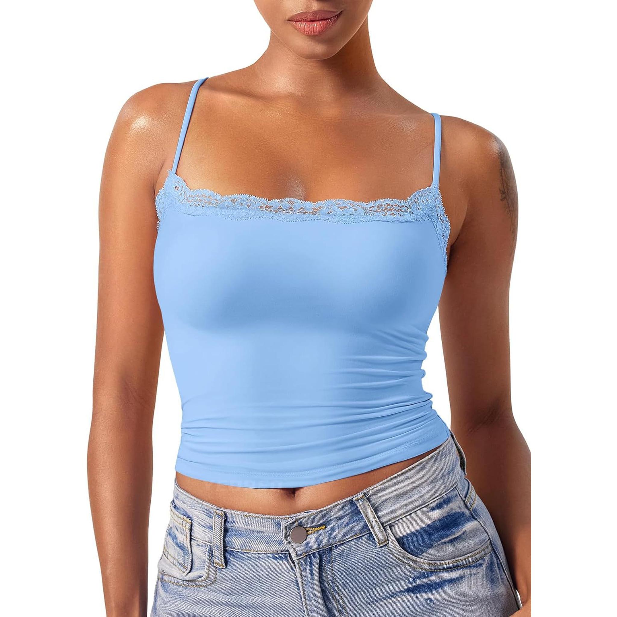 Horizon Essentials | Lace Sleeveless Square Camisole Women