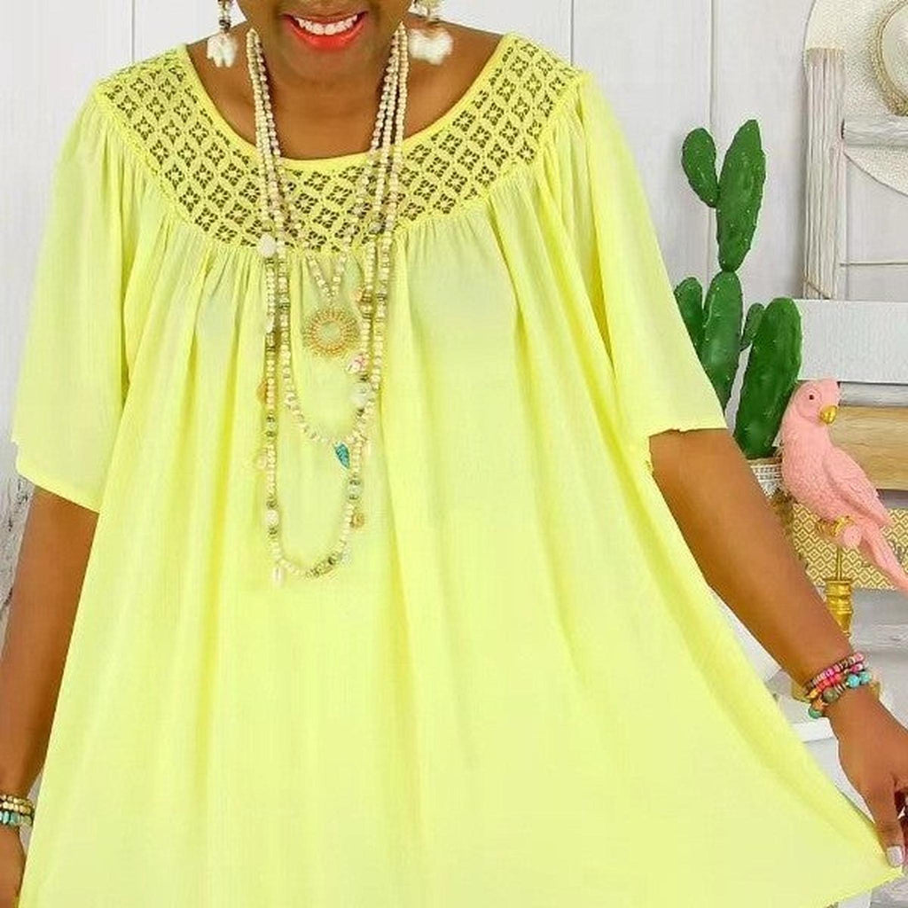 Horizon Essentials | Lace Trim Loose Pullover Women