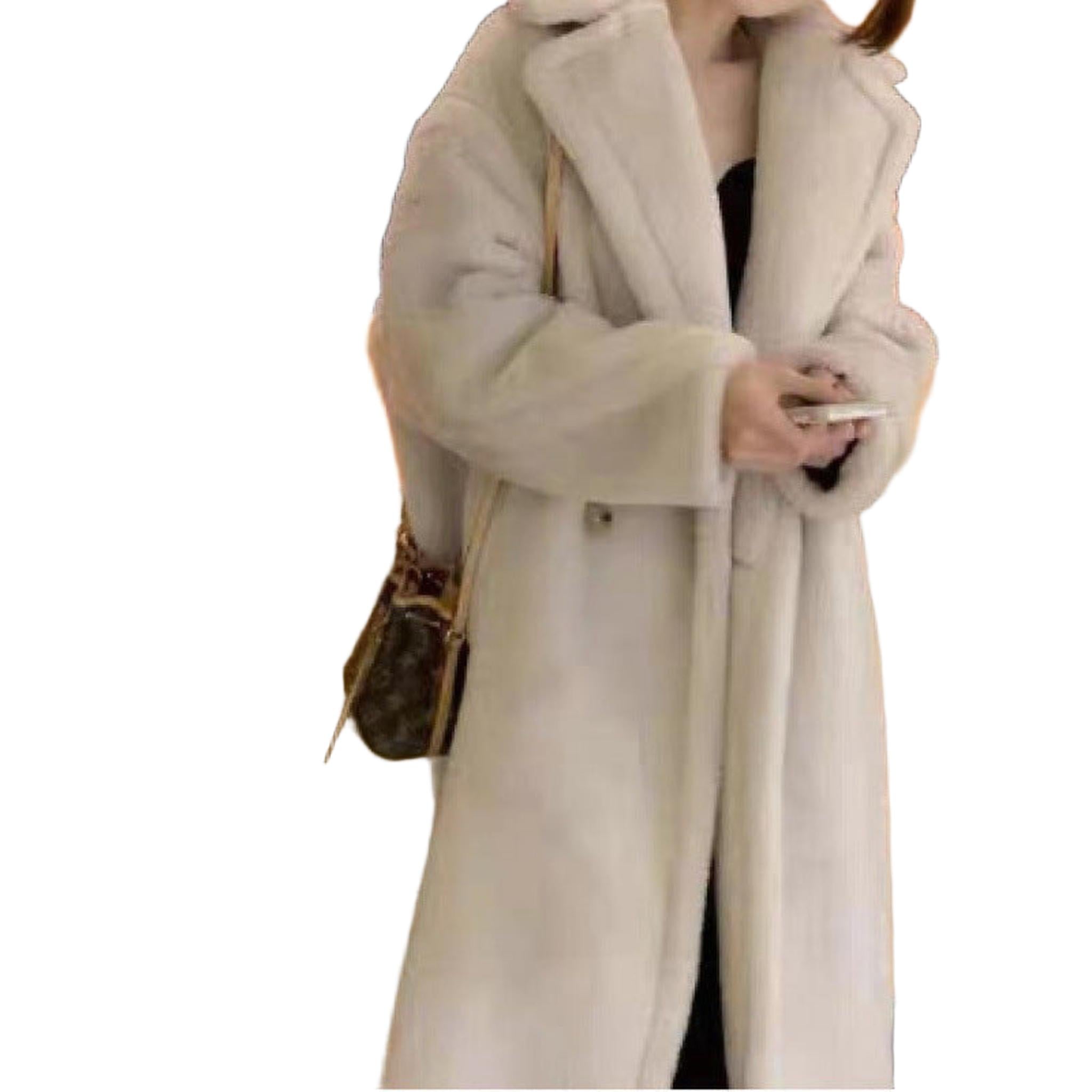 Horizon Essentials | Long Cashmere Texture Cotton Coat