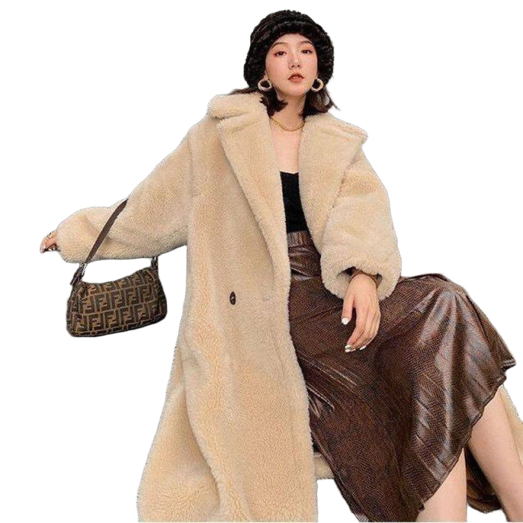 Horizon Essentials | Long Cashmere Texture Cotton Coat