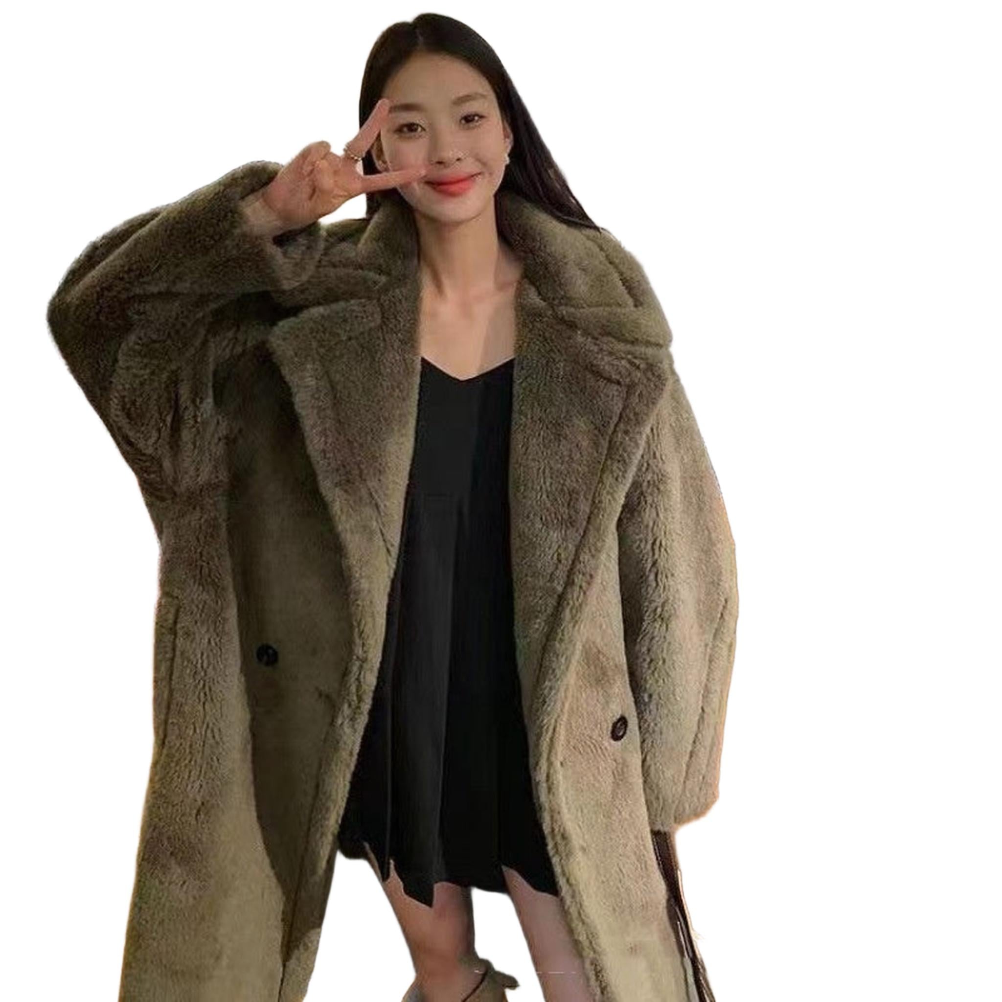 Horizon Essentials | Long Cashmere Texture Cotton Coat