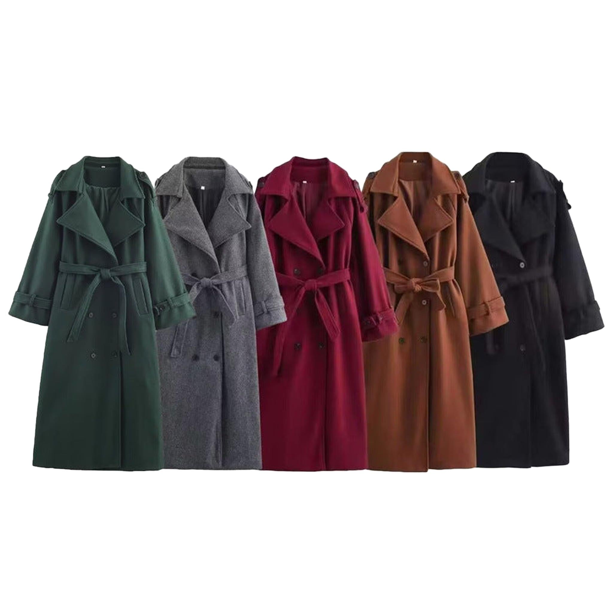 Horizon Essentials | Long Double-Breasted Premium Coat