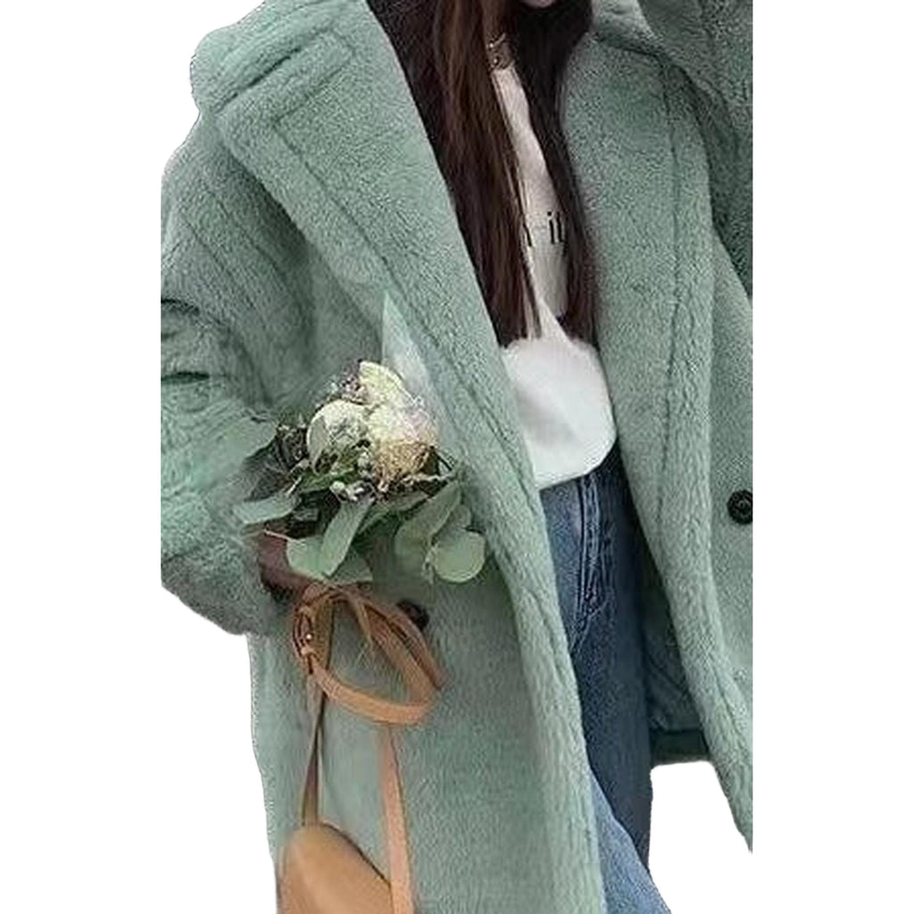 Horizon Essentials | Long Faux Fur Caterpillar Coat