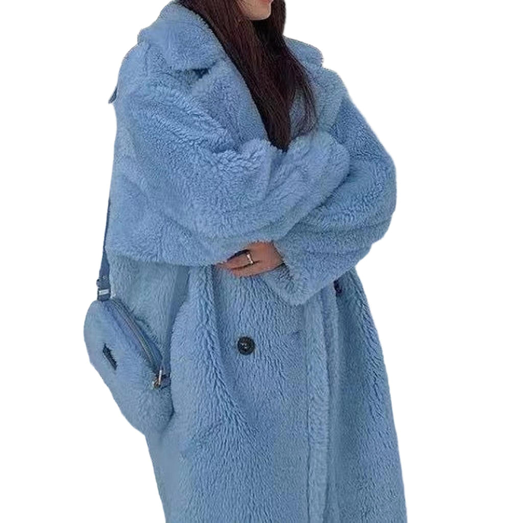Horizon Essentials | Long Faux Fur Caterpillar Coat