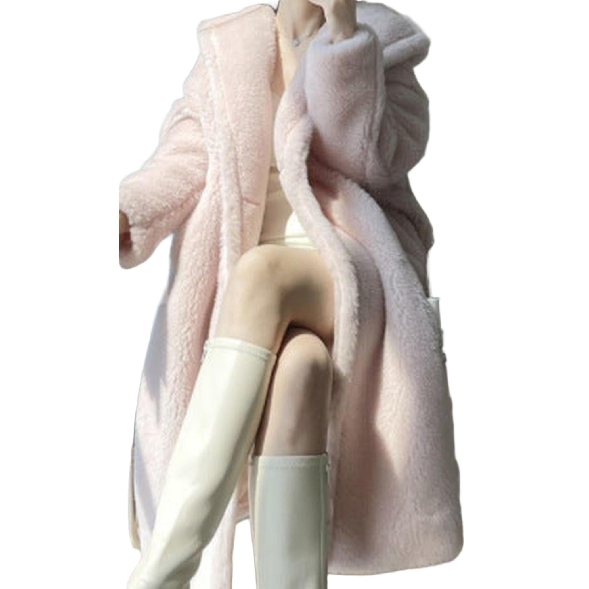 Horizon Essentials | Long Faux Fur Caterpillar Coat