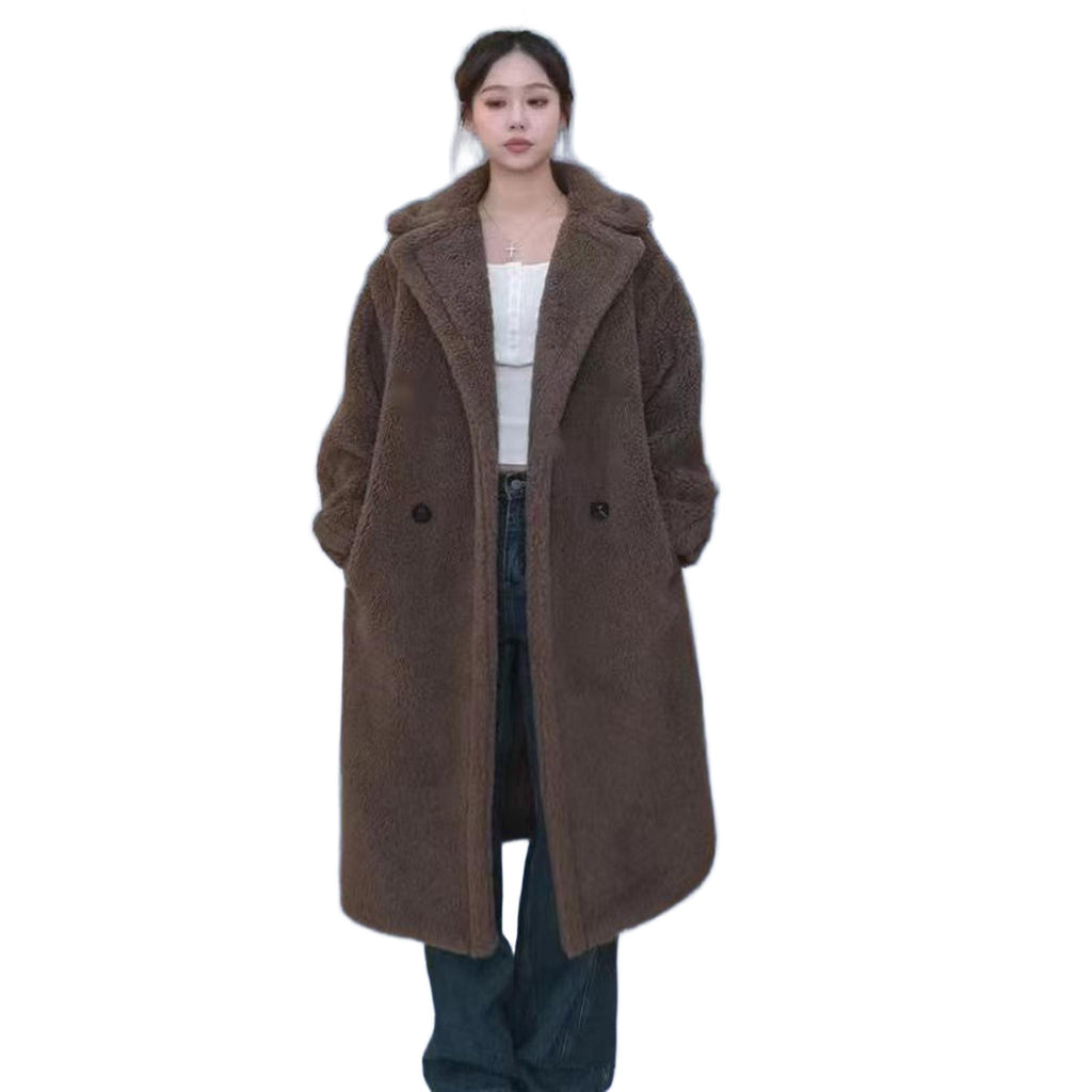 Horizon Essentials | Long Faux Fur Caterpillar Coat