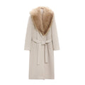 Horizon Essentials | Long Wool Coat Fur Collar