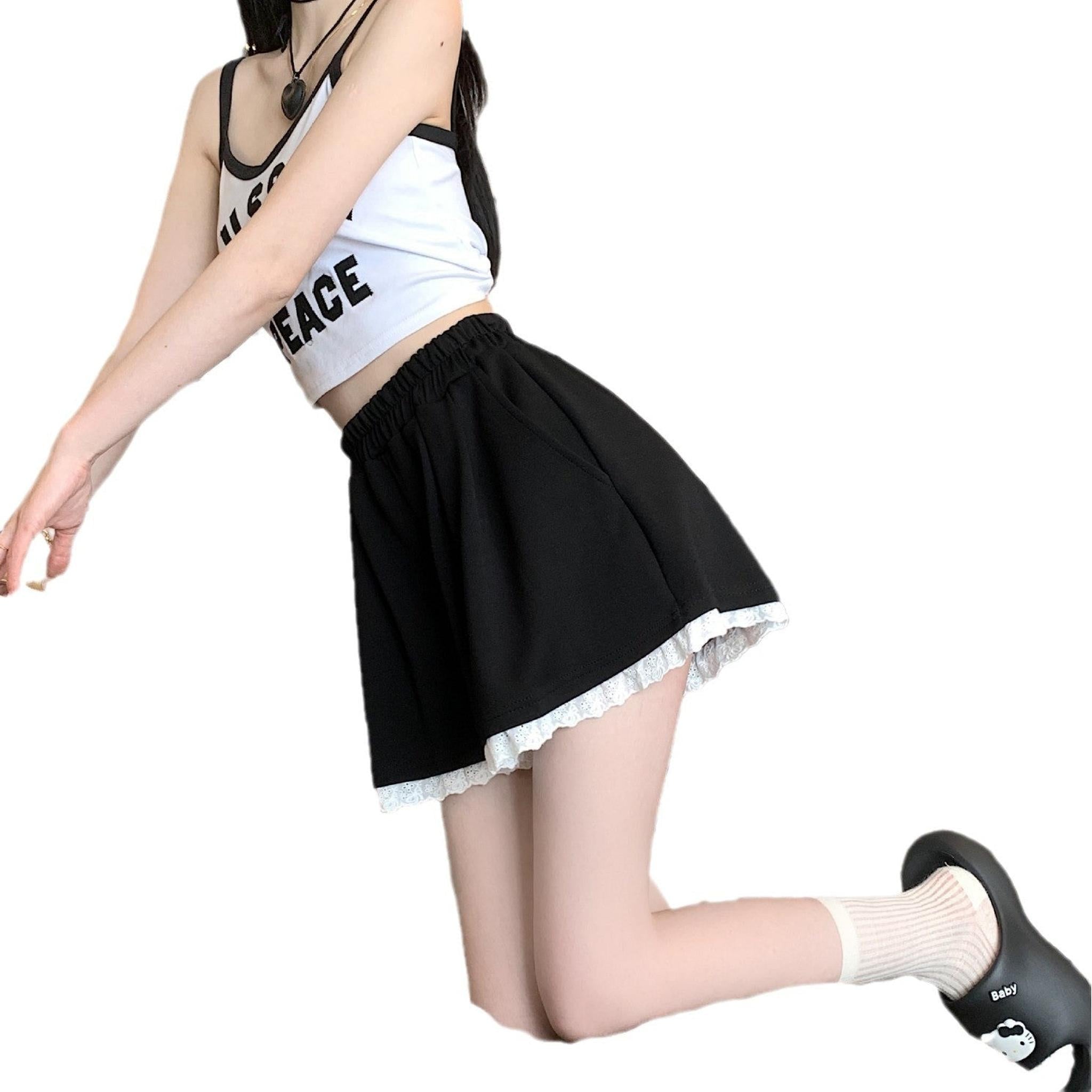 Horizon Essentials | Loose A-Line Wide-Leg Shorts