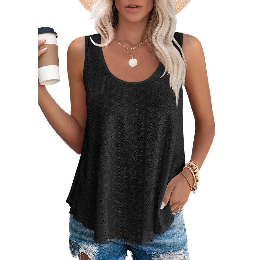 Horizon Essentials | Loose-Fitting Sleeveless Crew-Neck Cami