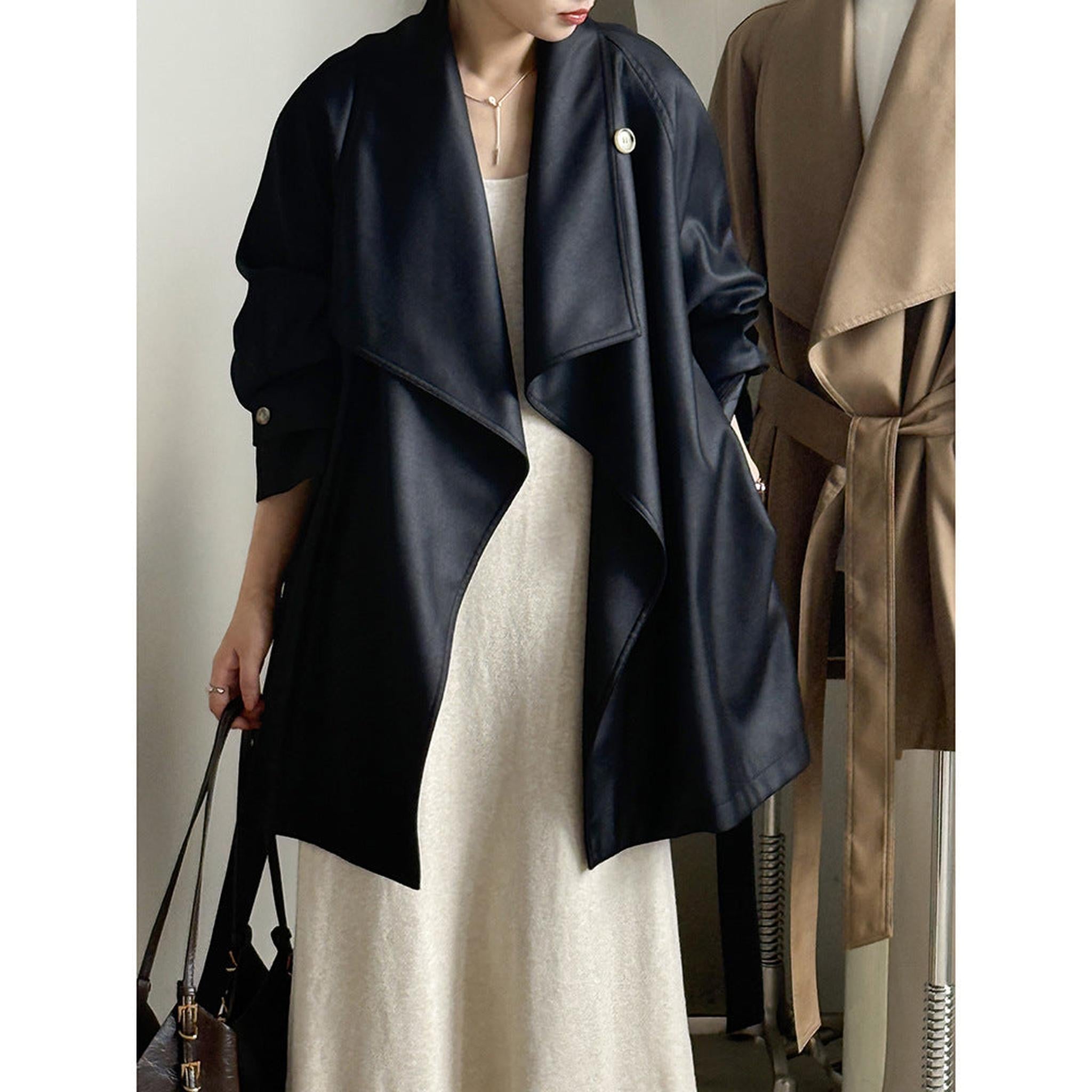 Horizon Essentials | Loose Lapel Premium Windbreaker Jacket