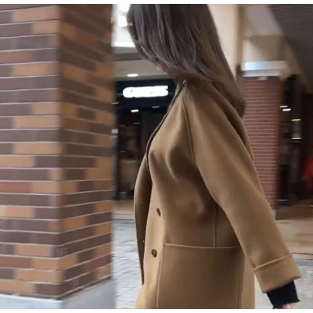 Horizon Essentials | Loose Woolen Polyester Premium Coat