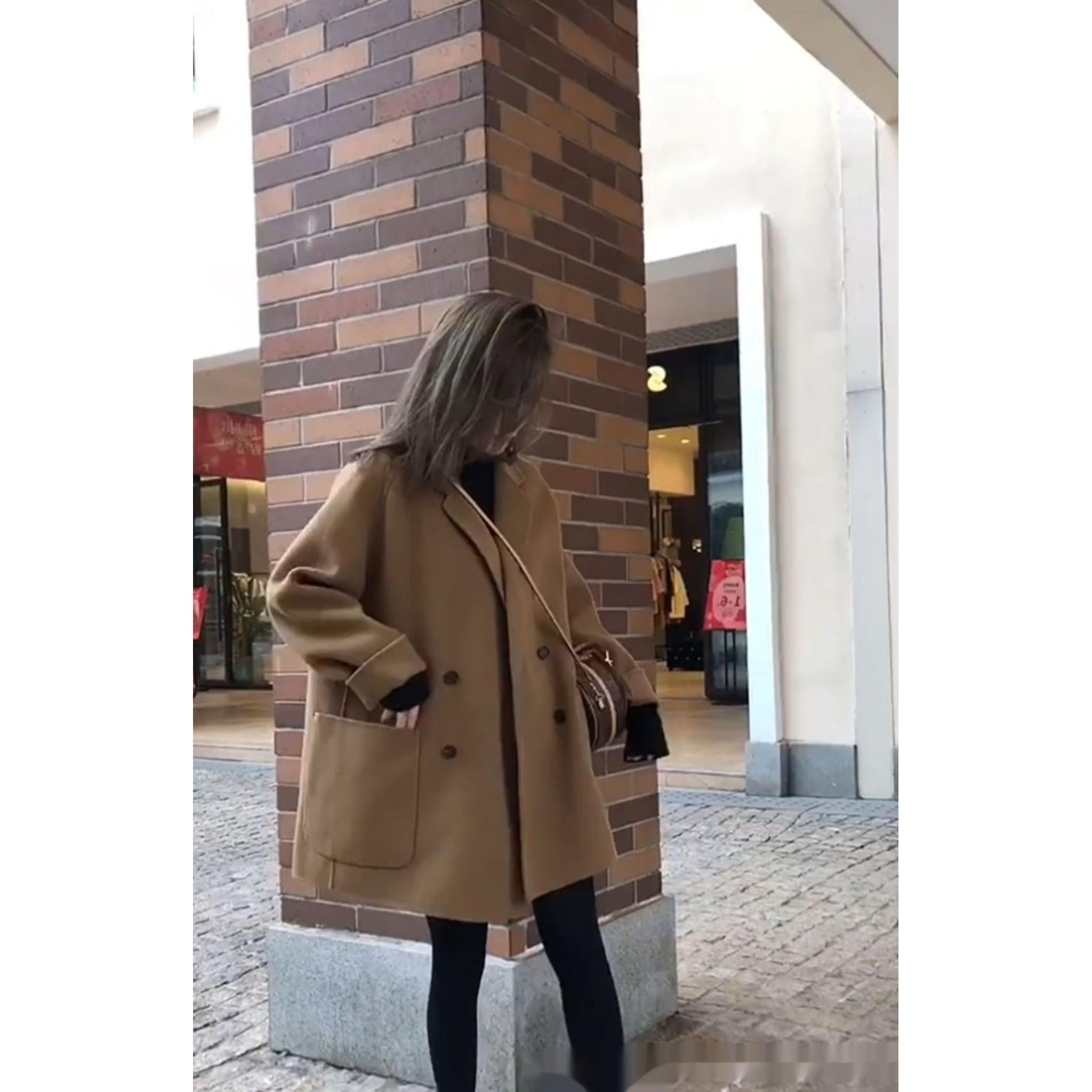 Horizon Essentials | Loose Woolen Polyester Premium Coat