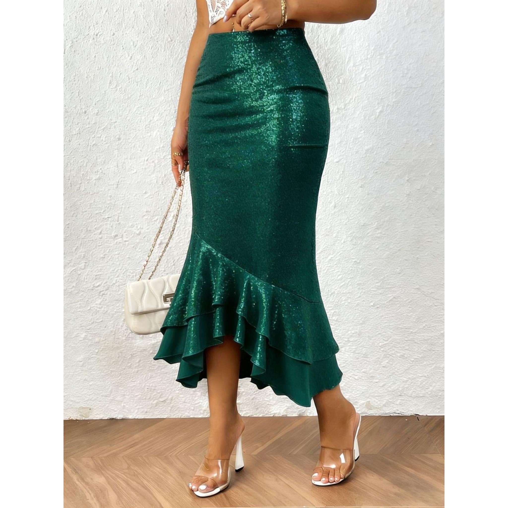 Horizon Essentials | Low-Rise Elegant Mermaid Skirt