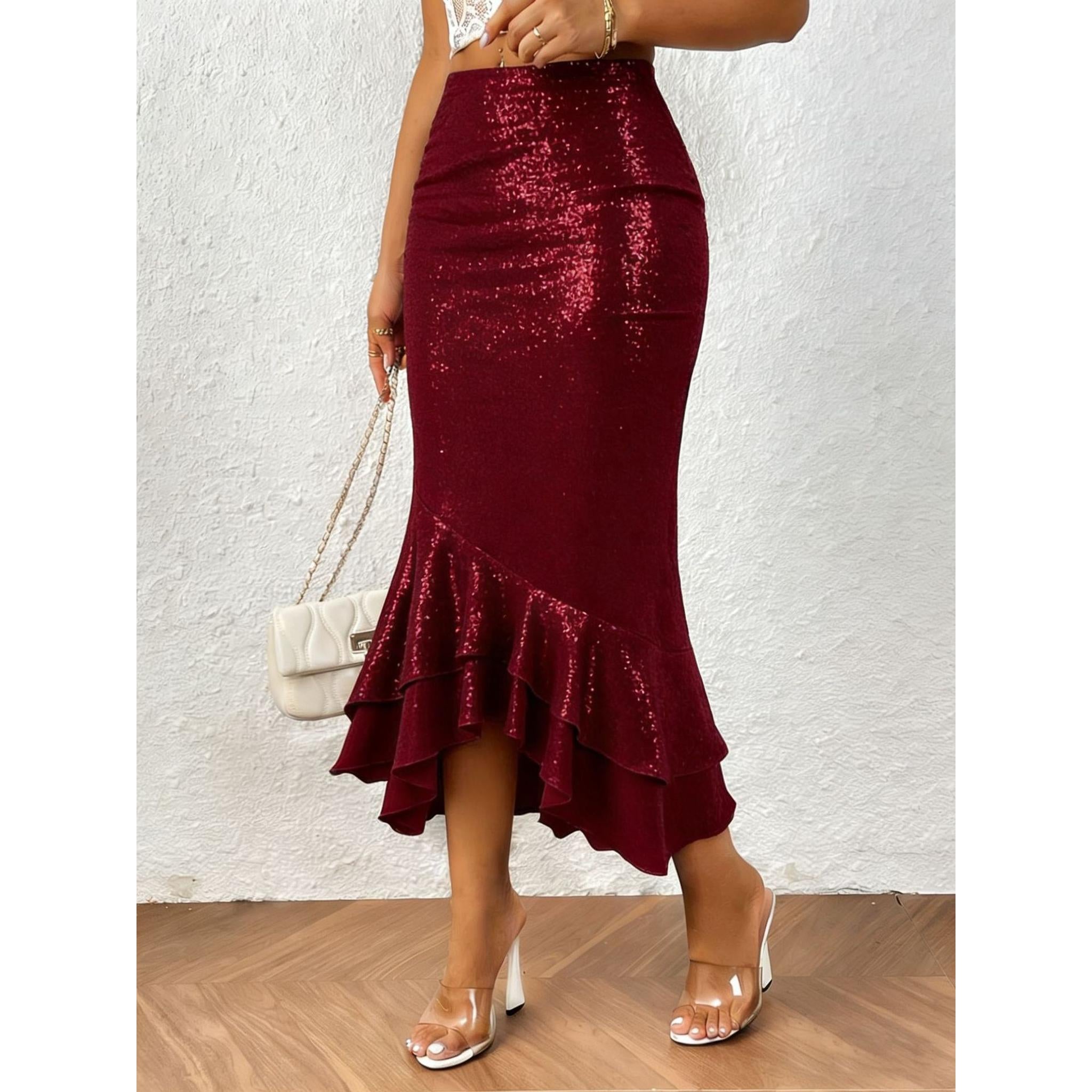 Horizon Essentials | Low-Rise Elegant Mermaid Skirt
