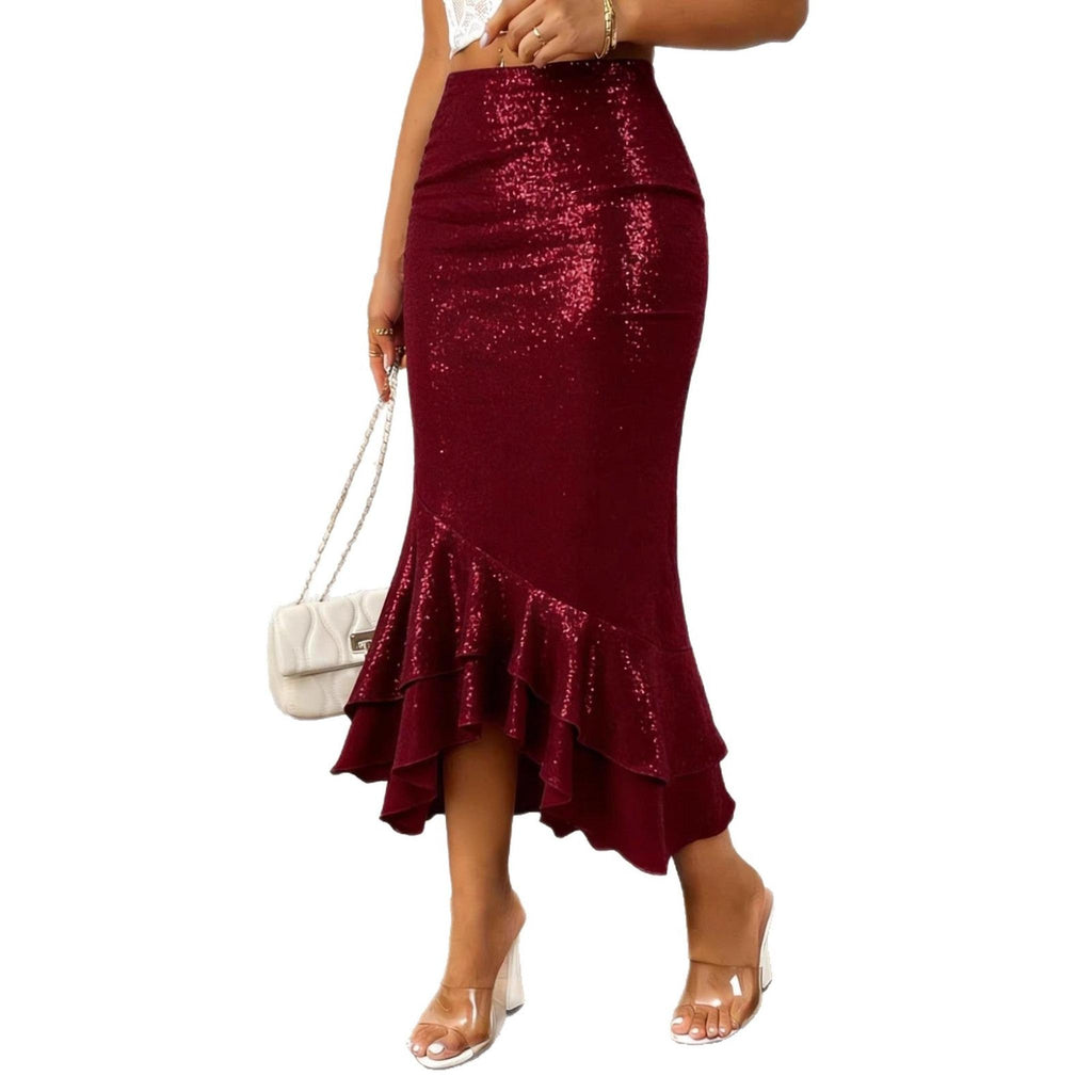 Horizon Essentials | Low-Rise Elegant Mermaid Skirt