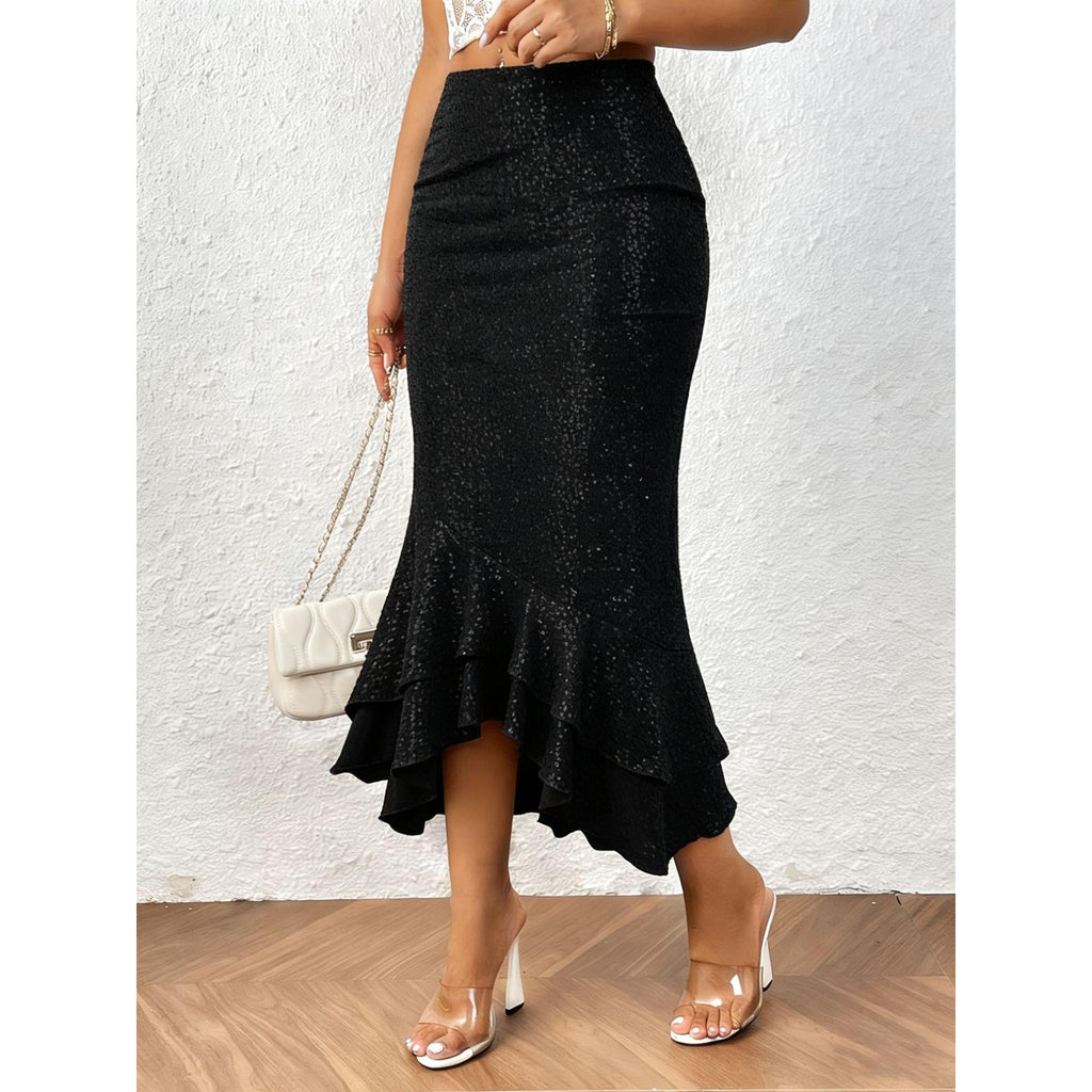 Horizon Essentials | Low-Rise Elegant Mermaid Skirt