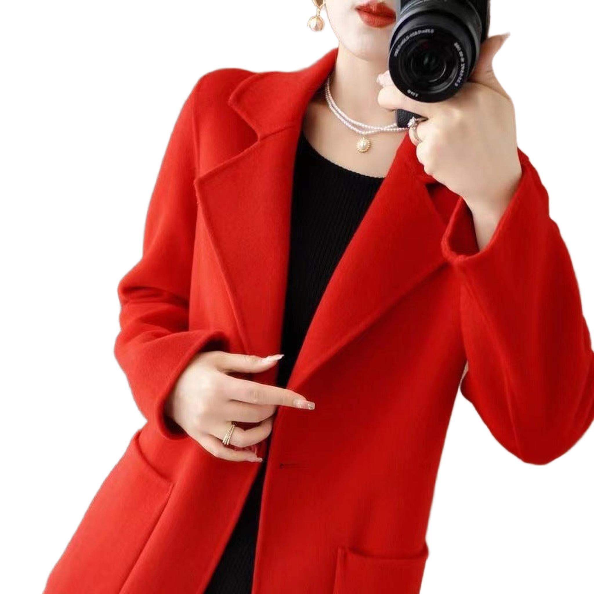 Horizon Essentials | Mid-Length Acrylic Petal Sleeve Coat