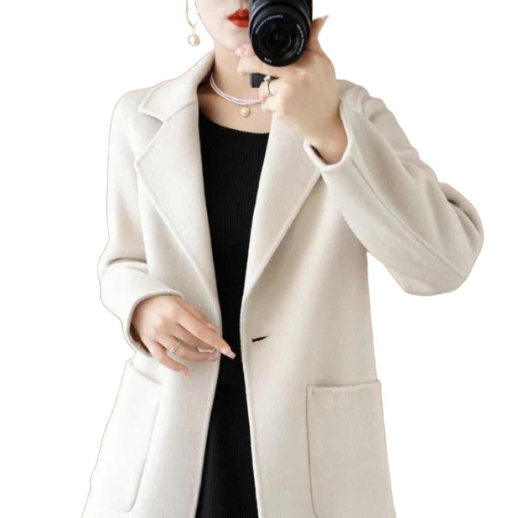 Horizon Essentials | Mid-Length Acrylic Petal Sleeve Coat