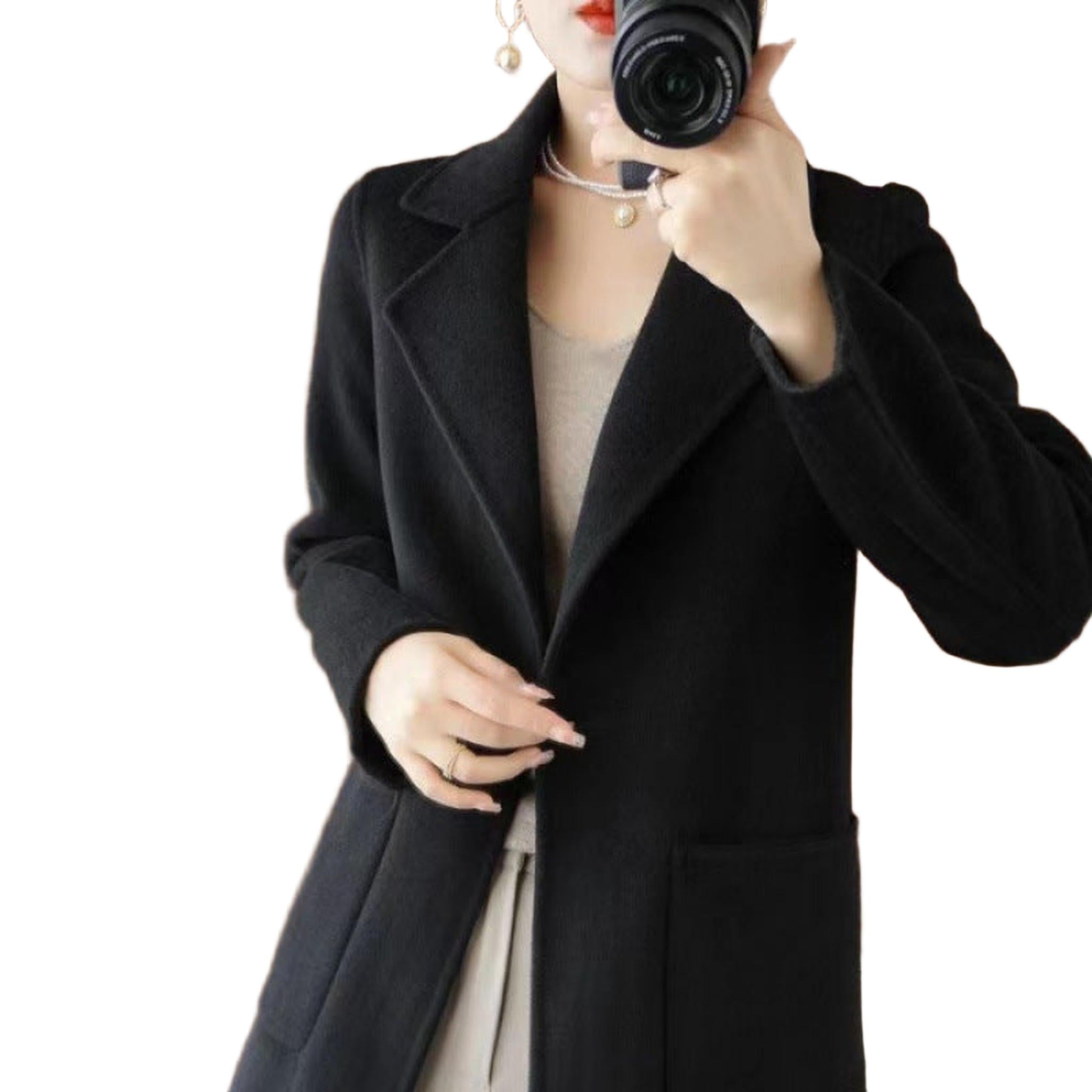 Horizon Essentials | Mid-Length Acrylic Petal Sleeve Coat