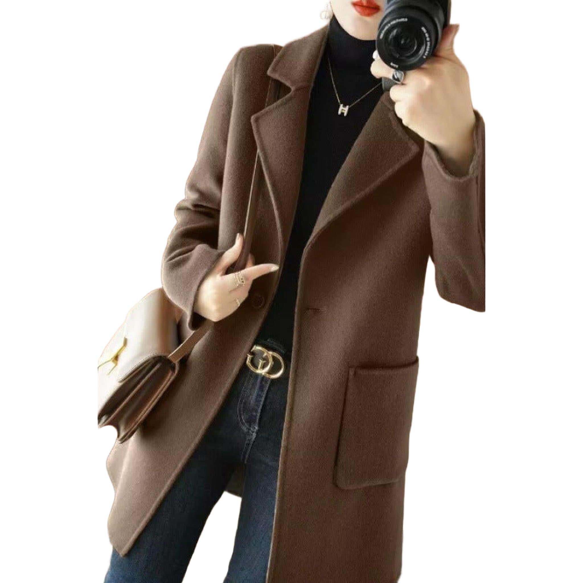 Horizon Essentials | Mid-Length Acrylic Petal Sleeve Coat