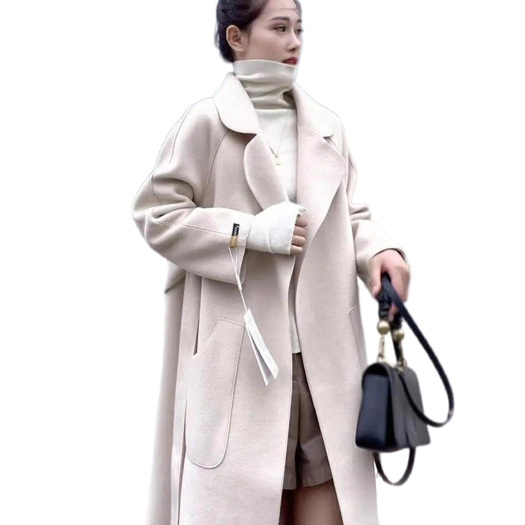 Horizon Essentials | Mid-Length Double-Faced Cashmere Coat