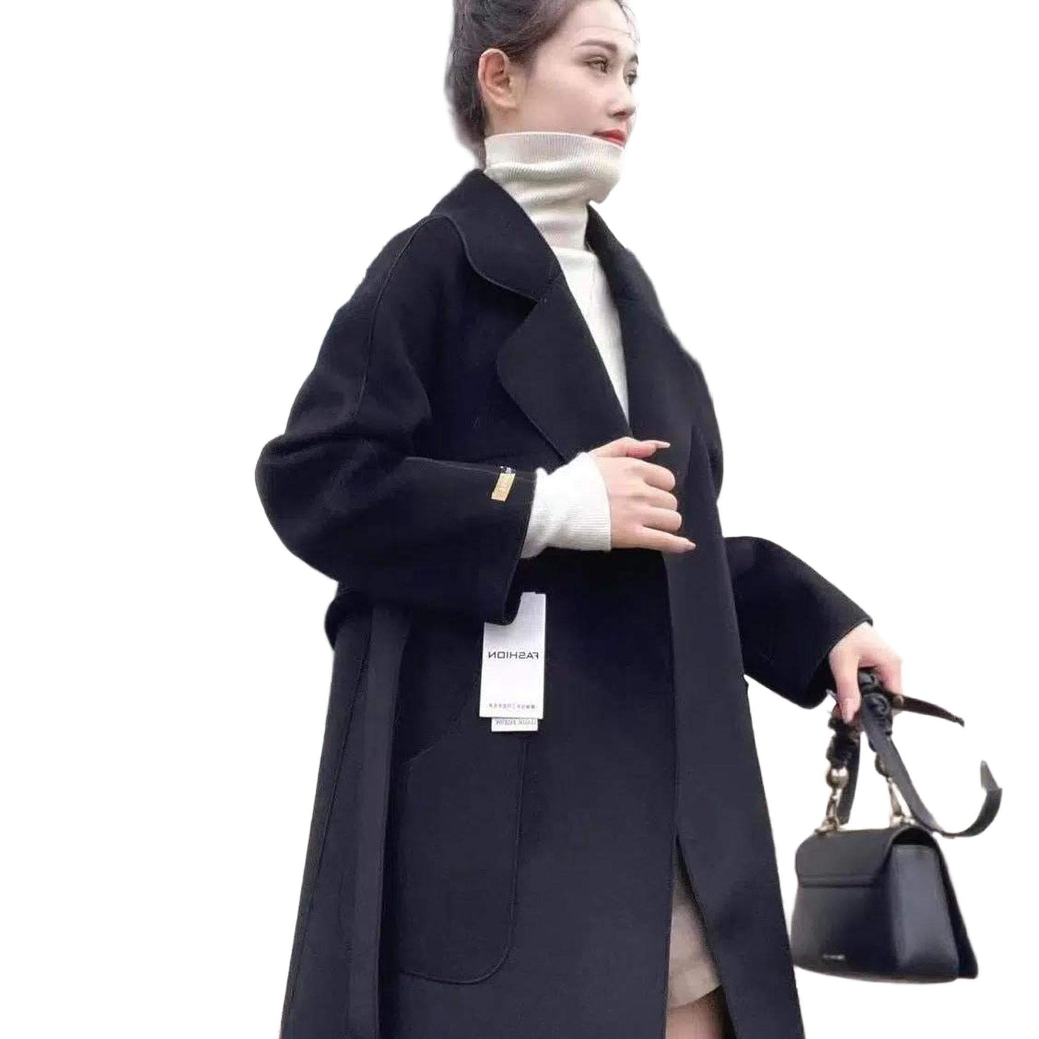 Horizon Essentials | Mid-Length Double-Faced Cashmere Coat