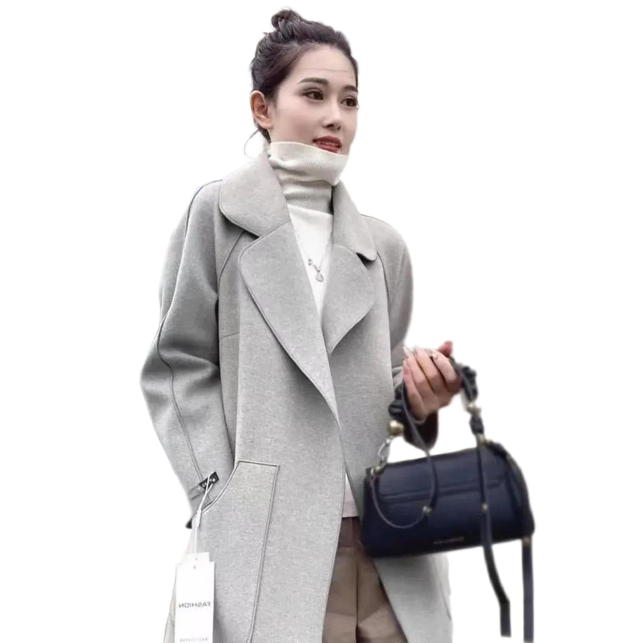 Horizon Essentials | Mid-Length Double-Faced Cashmere Coat