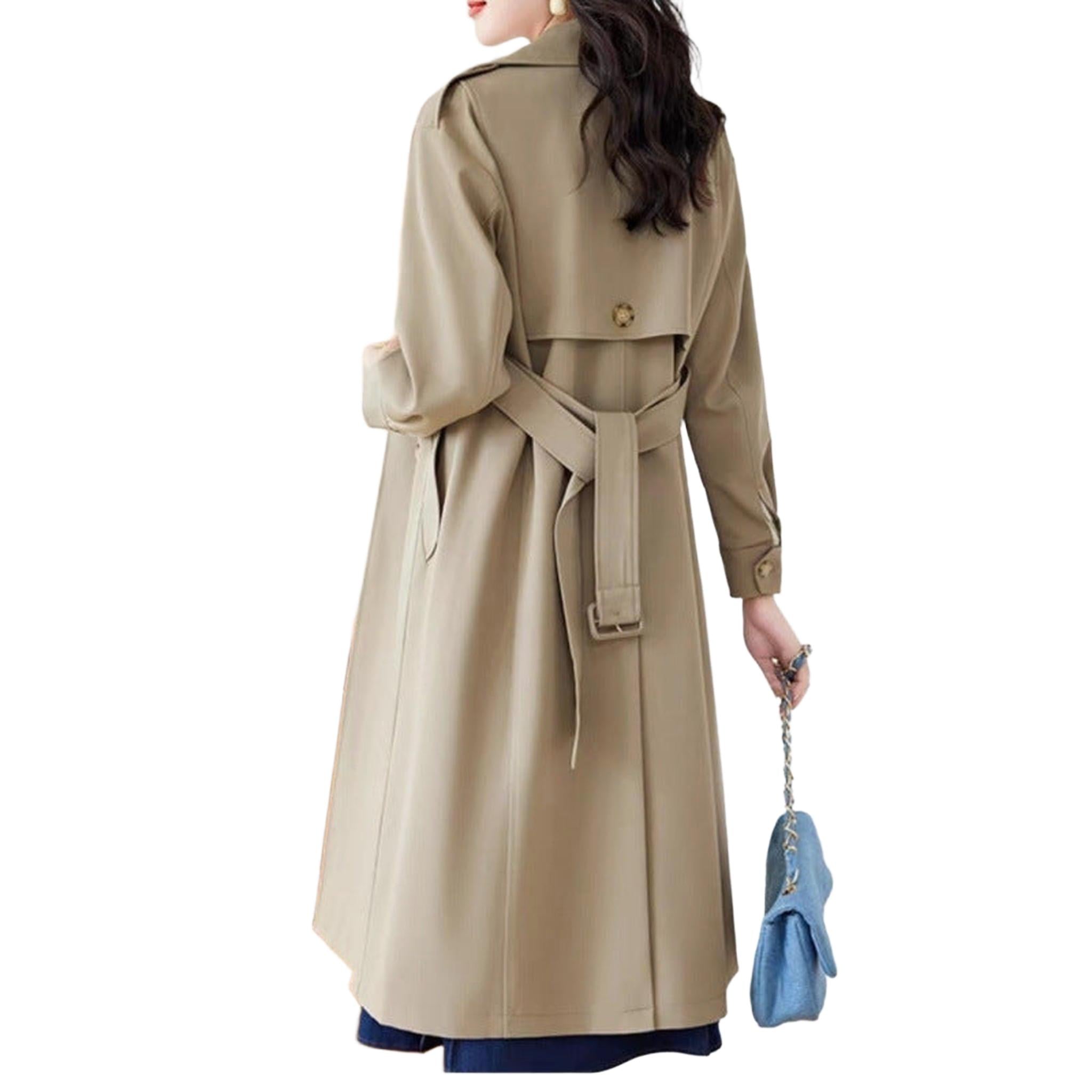 Horizon Essentials | Mid-Length Premium Autumn Trench Coat